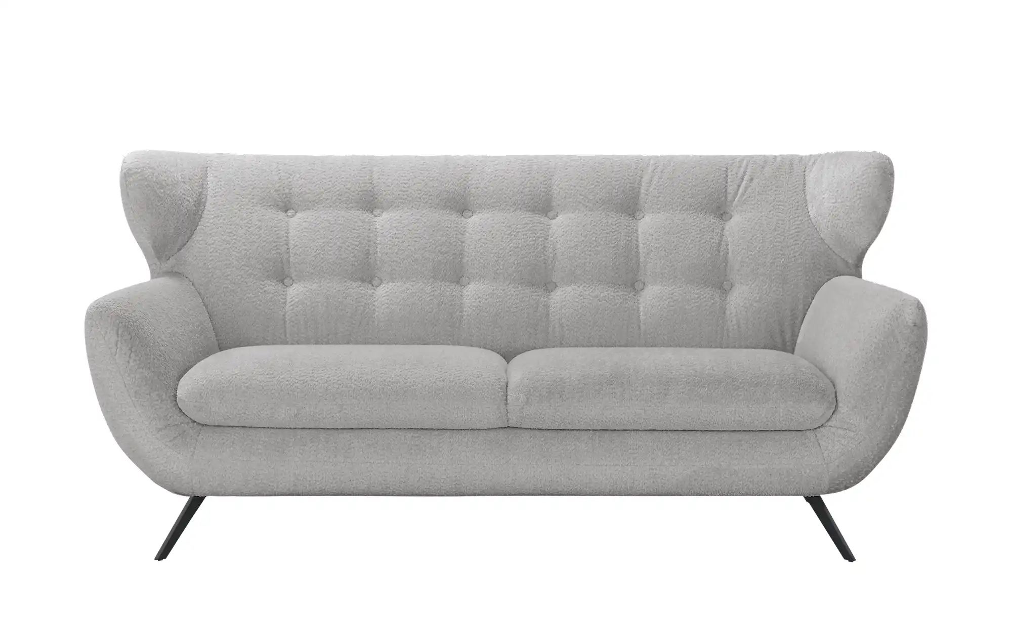 Jette Home Sofa aus Mikrofaser Mellow ¦ grau ¦ Maße (cm): B: 200 H: 94 T: 9 günstig online kaufen