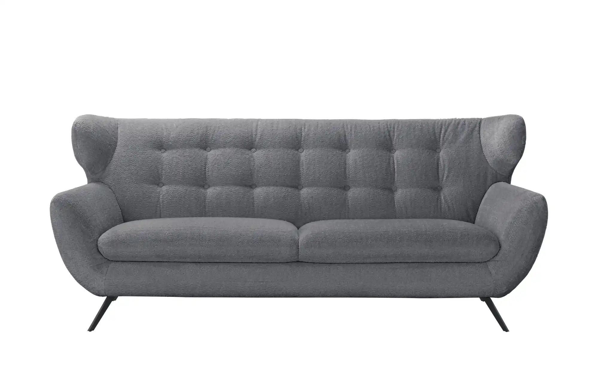 Jette Home Sofa aus Mikrofaser Mellow ¦ grau ¦ Maße (cm): B: 225 H: 94 T: 9 günstig online kaufen