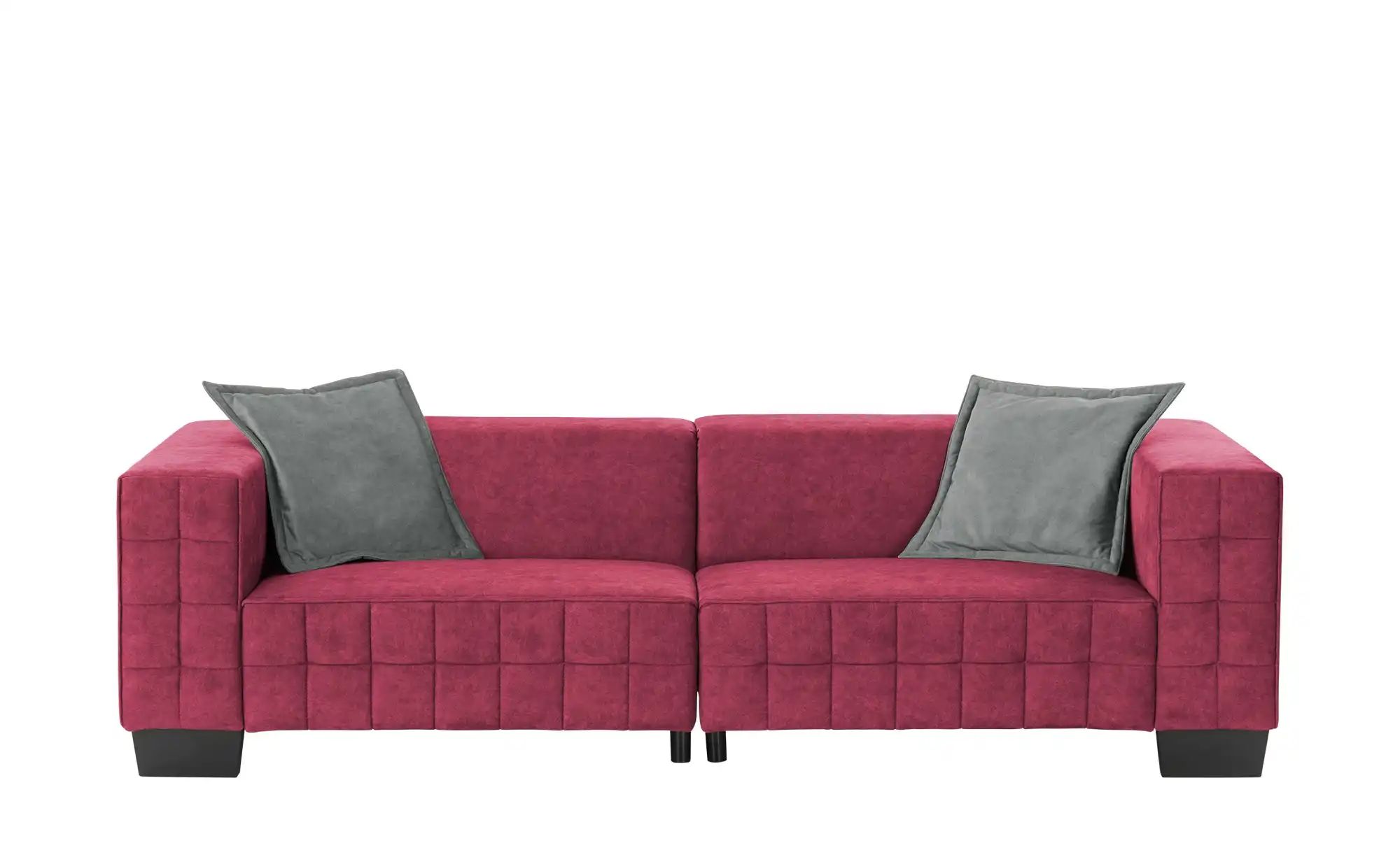 smart Big Sofa  Delilah ¦ rot ¦ Maße (cm): B: 255 H: 69 T: 106 Polstermöbel günstig online kaufen