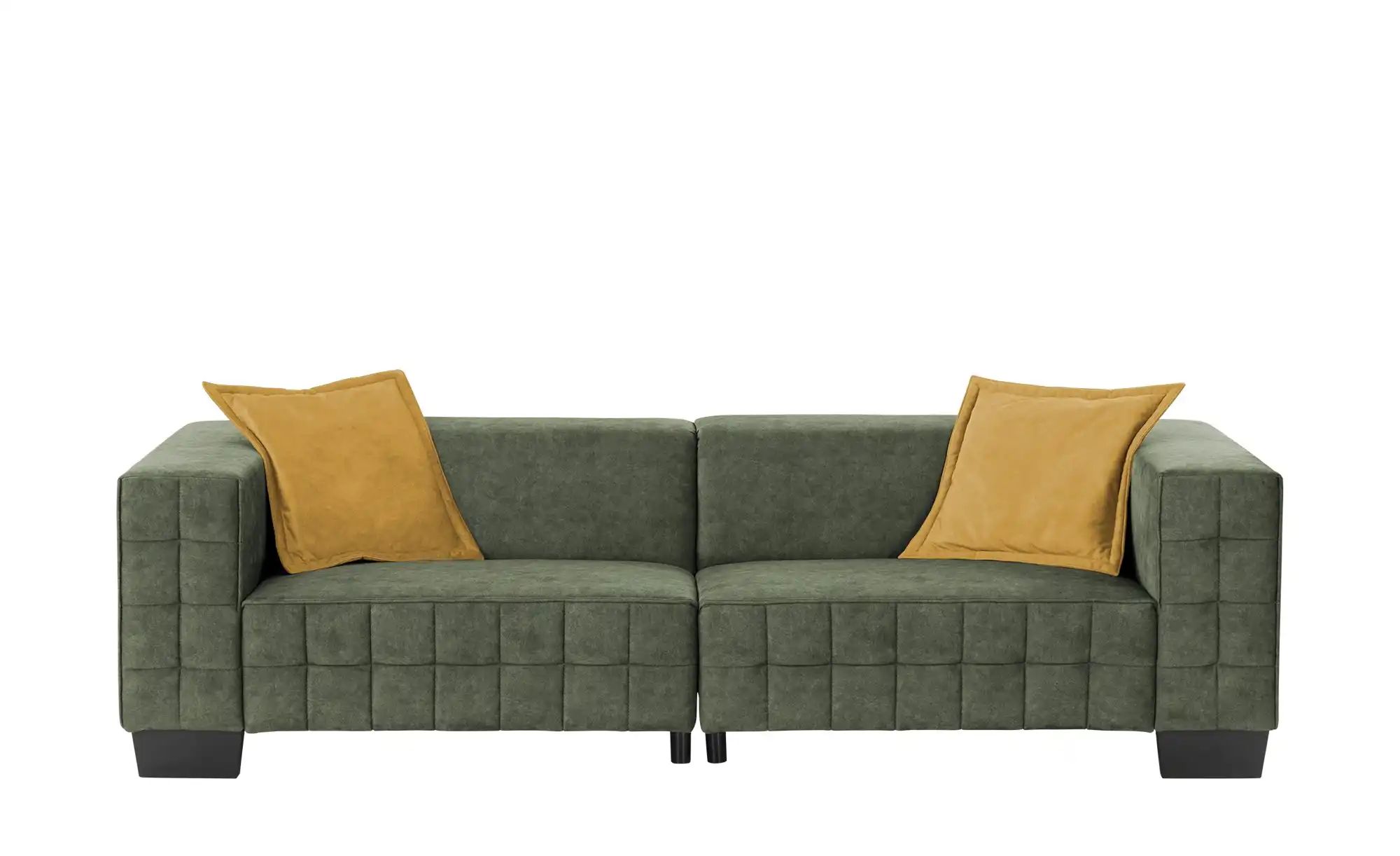 smart Big Sofa  Delilah ¦ grün ¦ Maße (cm): B: 255 H: 69 T: 106 Polstermöbe günstig online kaufen