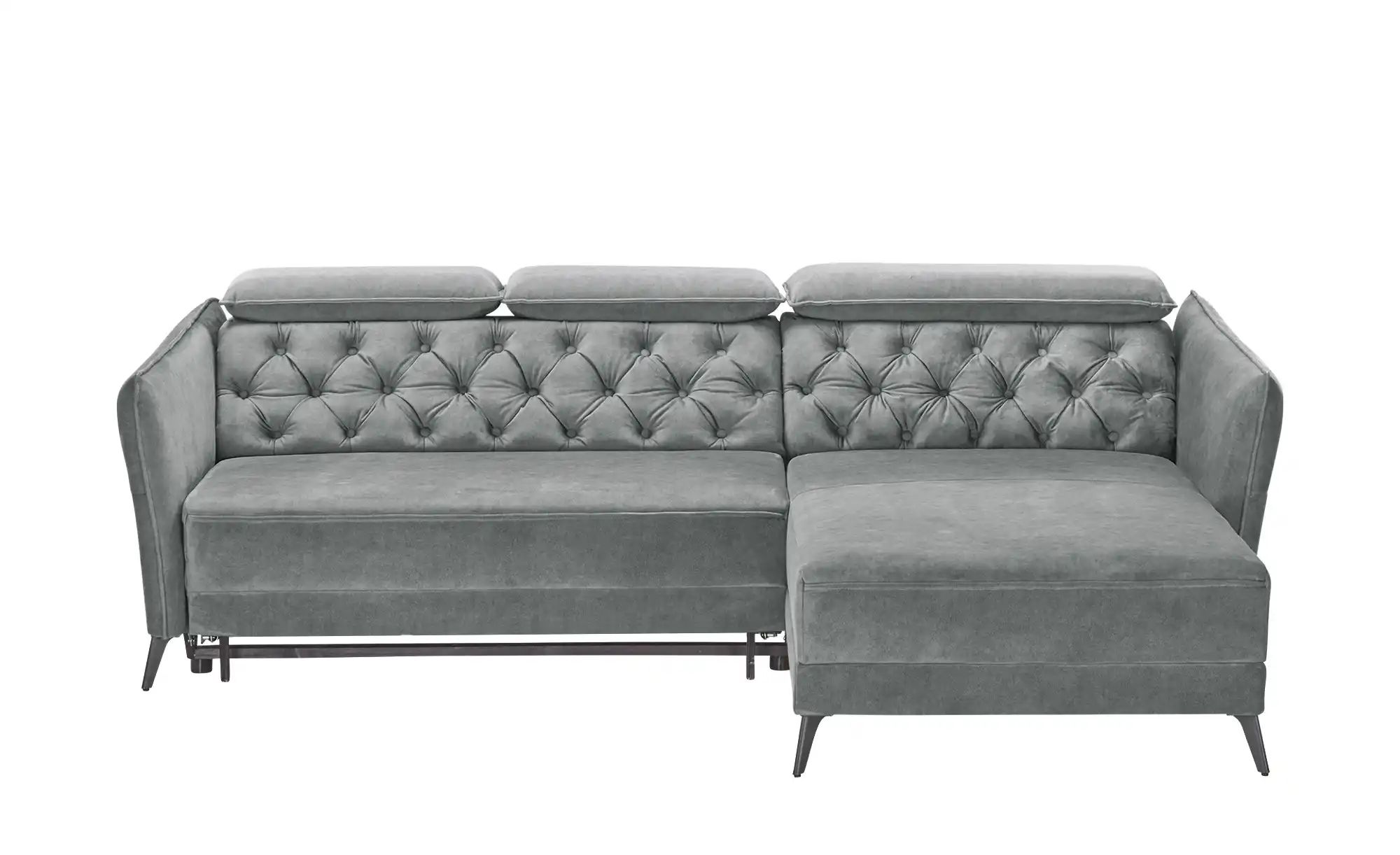 smart Ecksofa  Kavita ¦ grau ¦ Maße (cm): B: 254 H: 85 T: 199 Polstermöbel günstig online kaufen