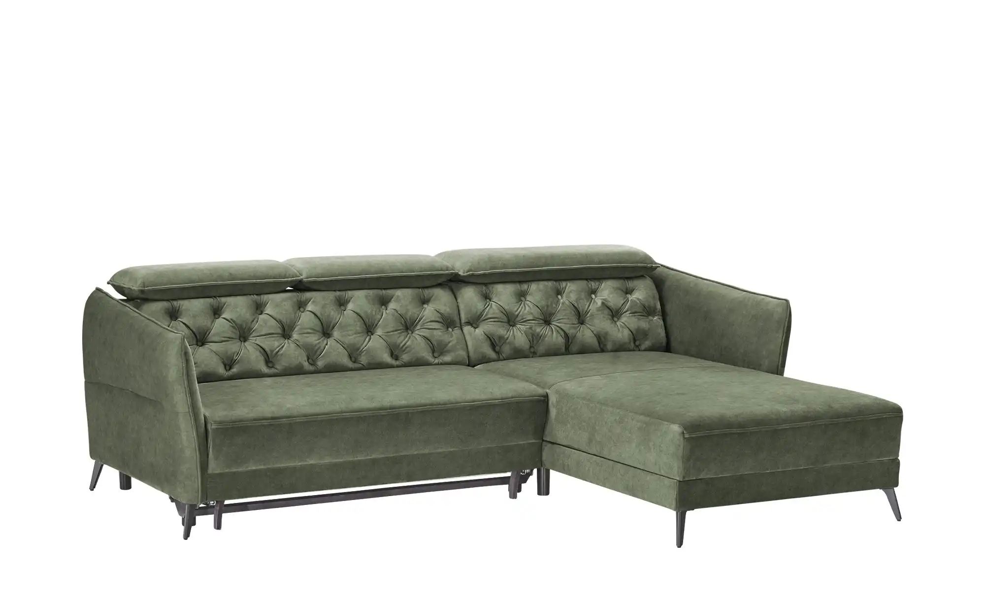Thumbnail - smart Ecksofa Kavita ¦ grün ¦ Maße (cm): B: 254 H: 85 T: 199.0 Polstermöbel > Sofas > Ecksofas - Höffner
