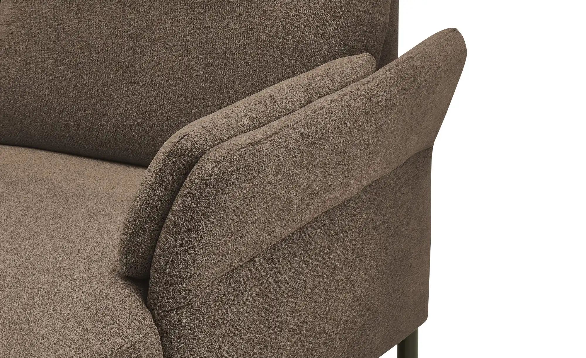 meinSofa Wohnlandschaft aus Flachgewebe Veit ¦ braun ¦ Maße (cm): B: 305 H: günstig online kaufen