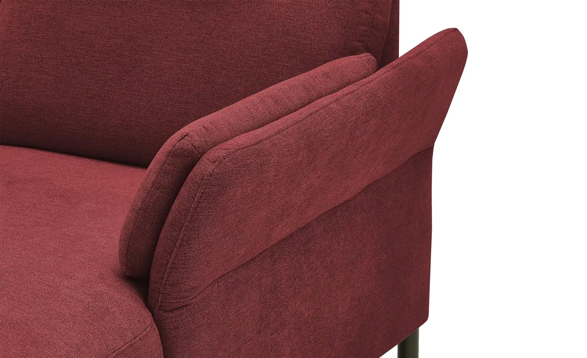 Thumbnail - meinSofa Wohnlandschaft aus Flachgewebe Veit ¦ rot ¦ Maße (cm): B: 305 H: 90 T: 200.0 Polstermöbel > Sofas > Wohnlandsch...