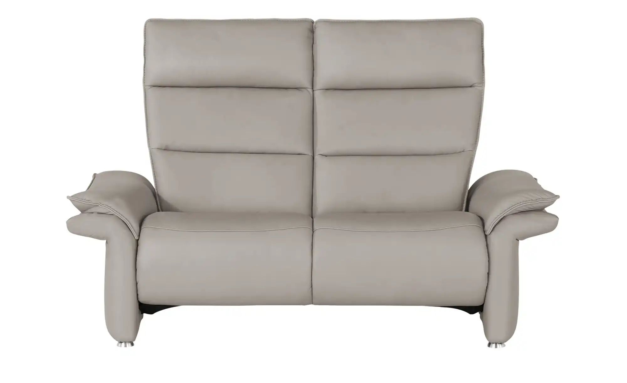 Hukla Ledersofa  Corvina ¦ grau ¦ Maße (cm): B: 154 H: 109 T: 90 Polstermöb günstig online kaufen