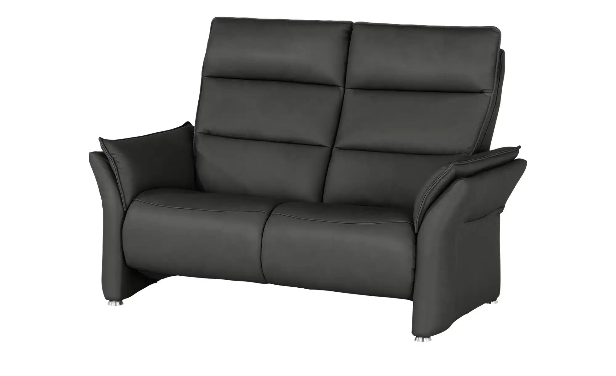 Hukla Ledersofa  Corvina ¦ schwarz ¦ Maße (cm): B: 154 H: 109 T: 90 Polster günstig online kaufen