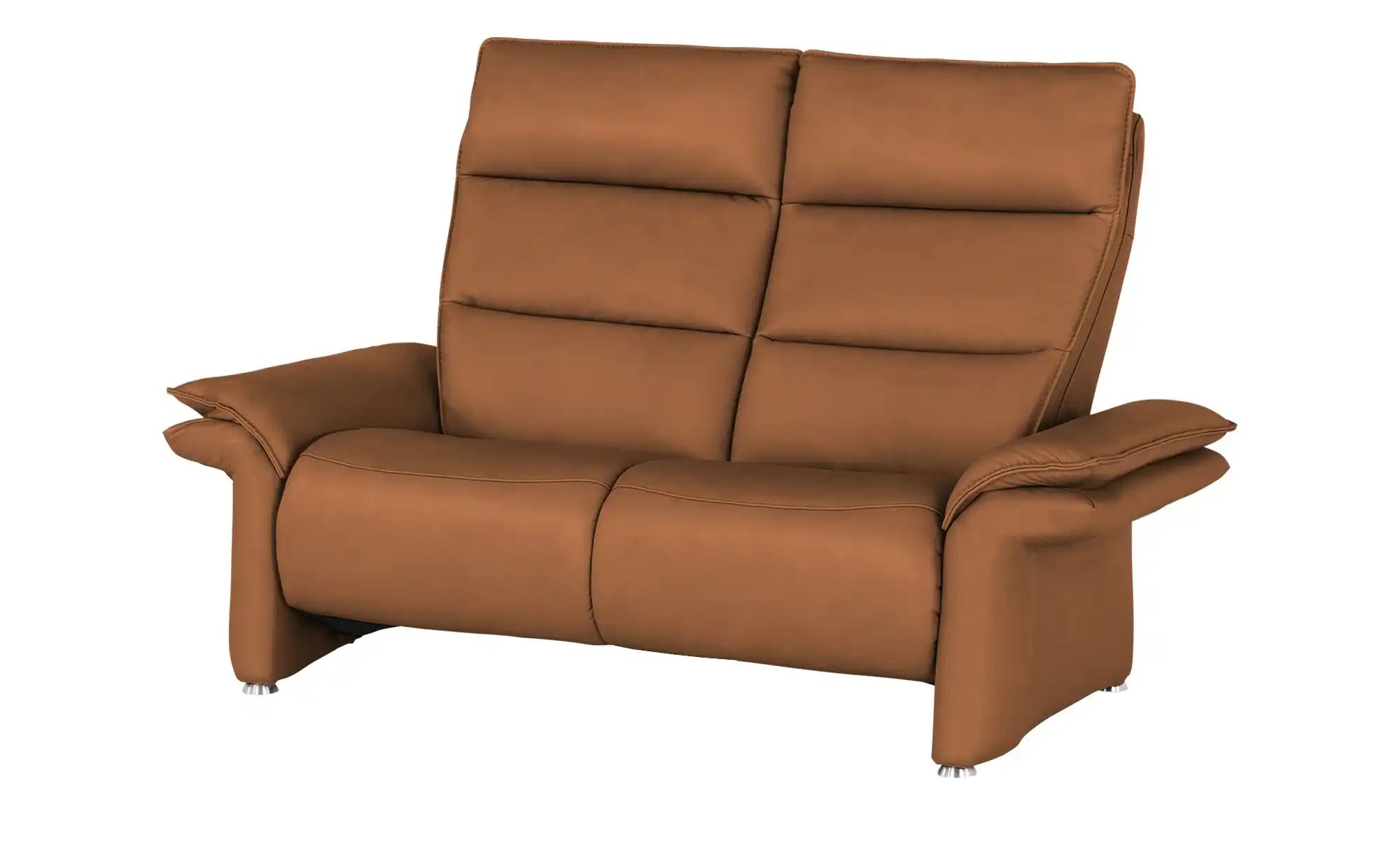 Hukla Ledersofa  Corvina ¦ orange ¦ Maße (cm): B: 154 H: 109 T: 90 Polsterm günstig online kaufen