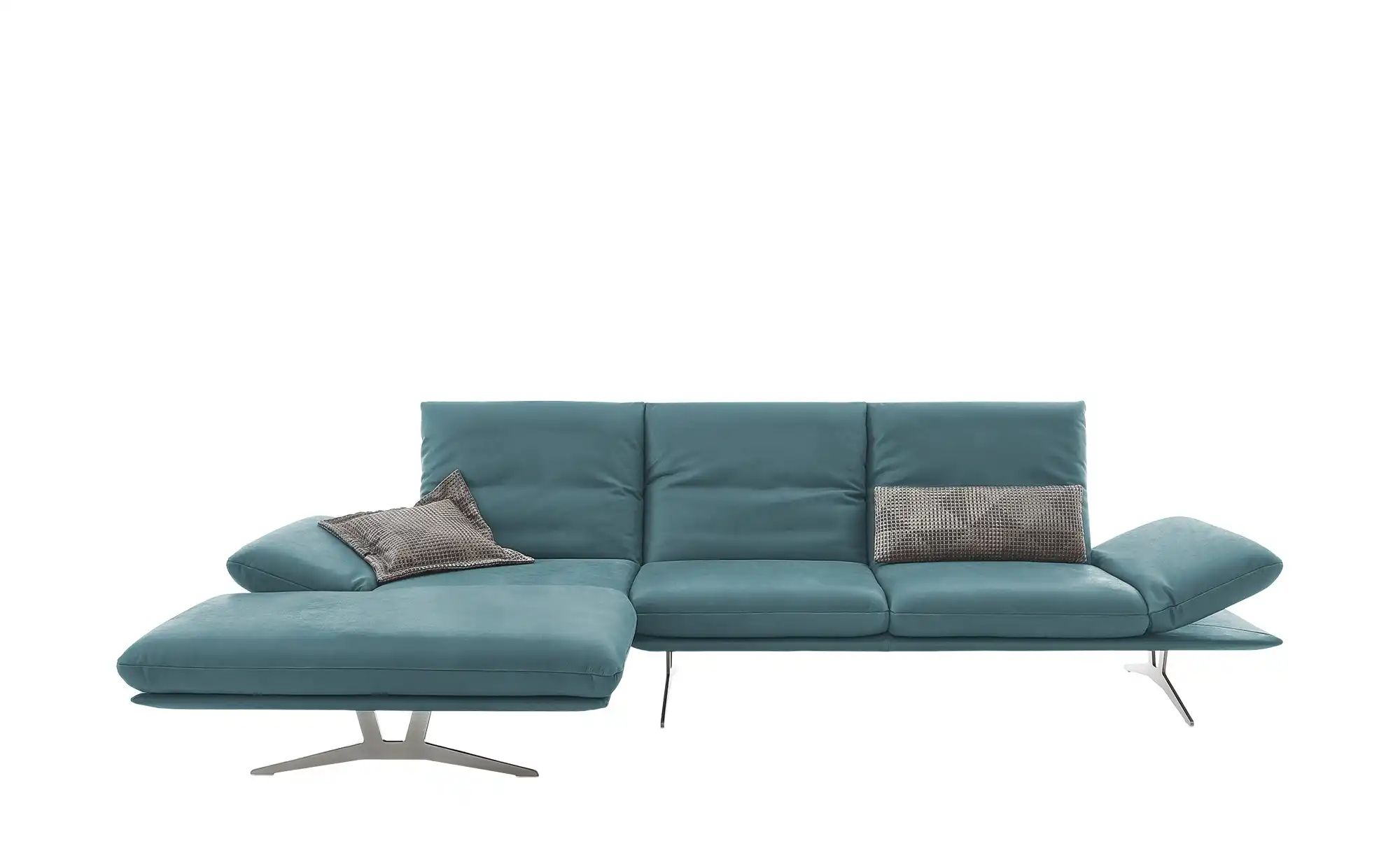 KOINOR Ecksofa Echtleder Francis ¦ türkis/petrol ¦ Maße (cm): B: 314 H: 93 günstig online kaufen