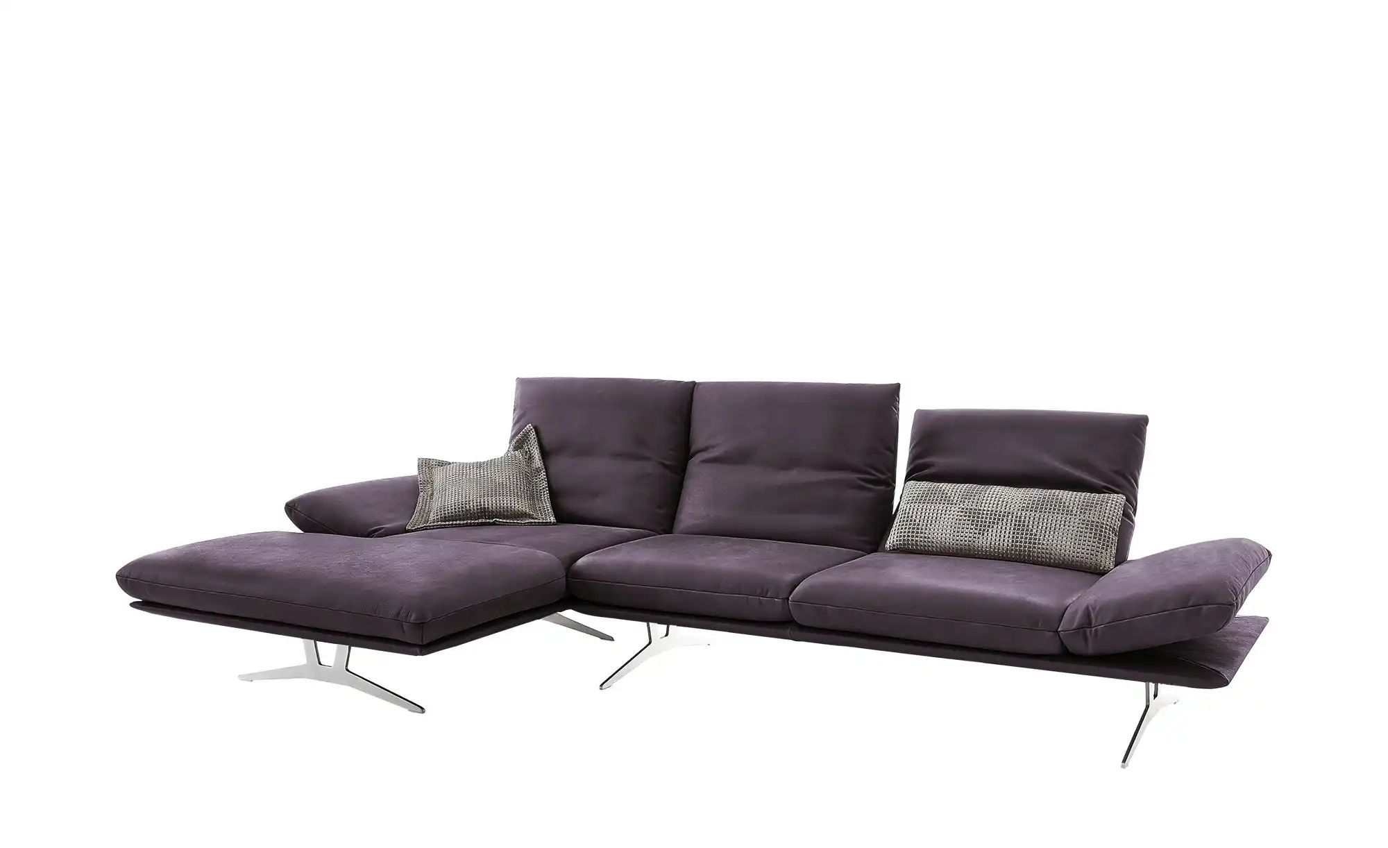 KOINOR Ecksofa Echtleder Francis ¦ lila/violett ¦ Maße (cm): B: 314 H: 93 T günstig online kaufen