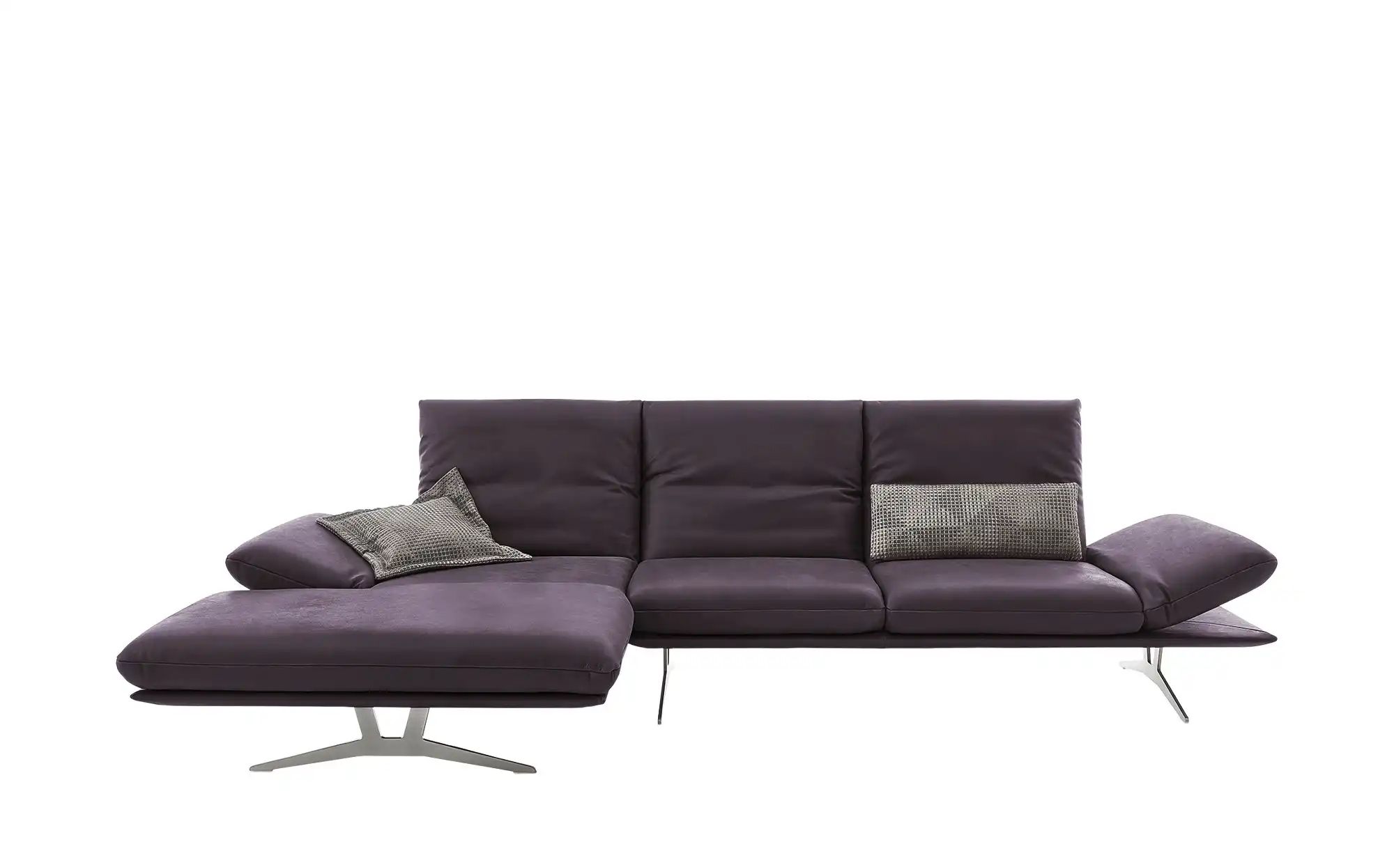 KOINOR Ecksofa Echtleder Francis ¦ lila/violett ¦ Maße (cm): B: 314 H: 93 T günstig online kaufen