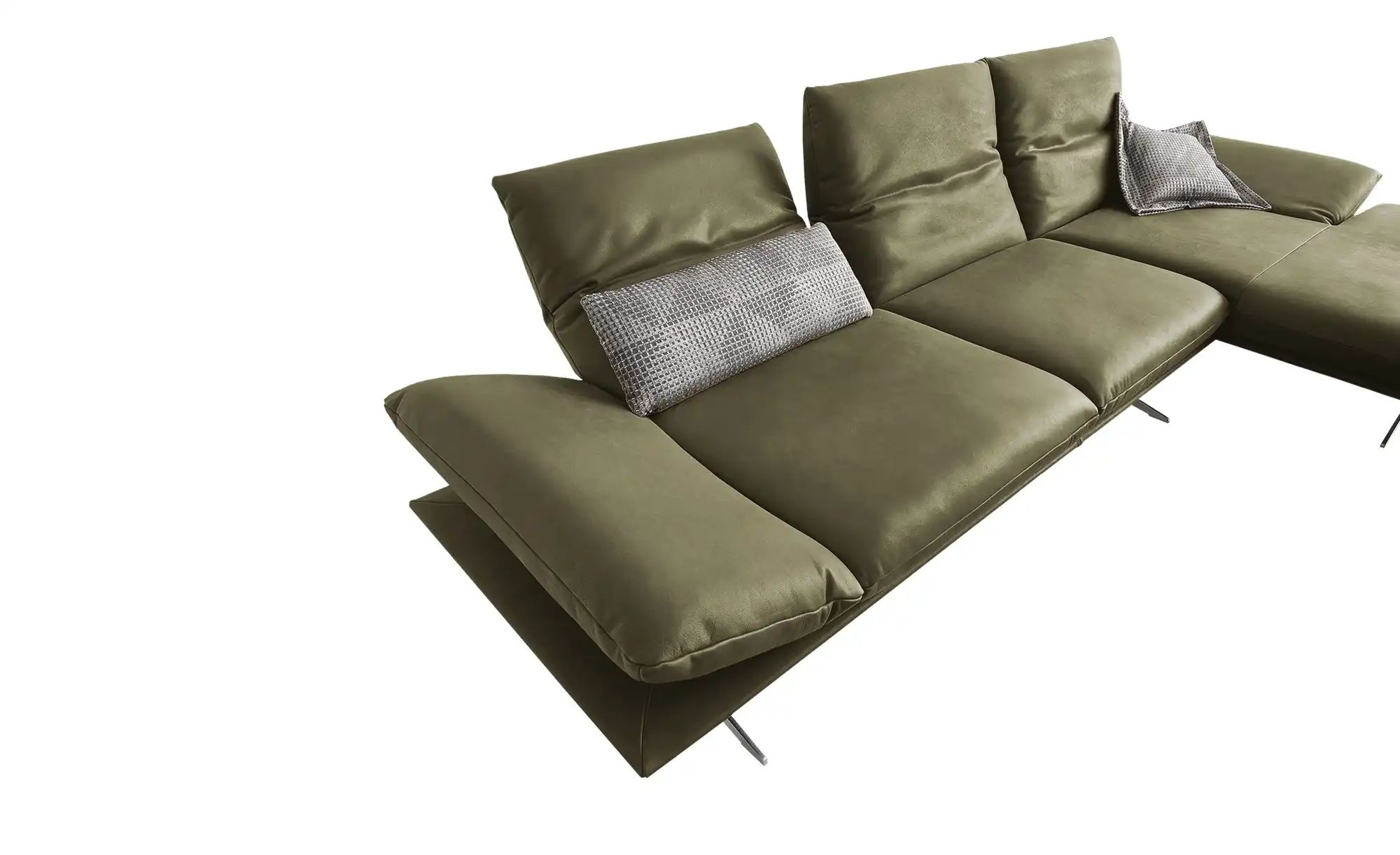 Thumbnail - KOINOR Ecksofa Echtleder Francis ¦ grün ¦ Maße (cm): B: 314 H: 93 T: 159.0 Polstermöbel > Sofas > Ecksofas - Höffner