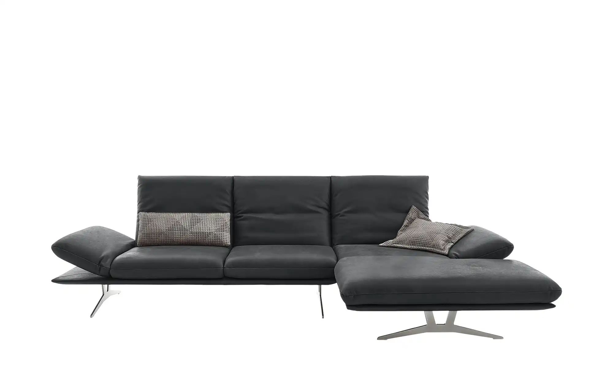 KOINOR Ecksofa Echtleder Francis ¦ grau ¦ Maße (cm): B: 314 H: 93 T: 159.0 günstig online kaufen