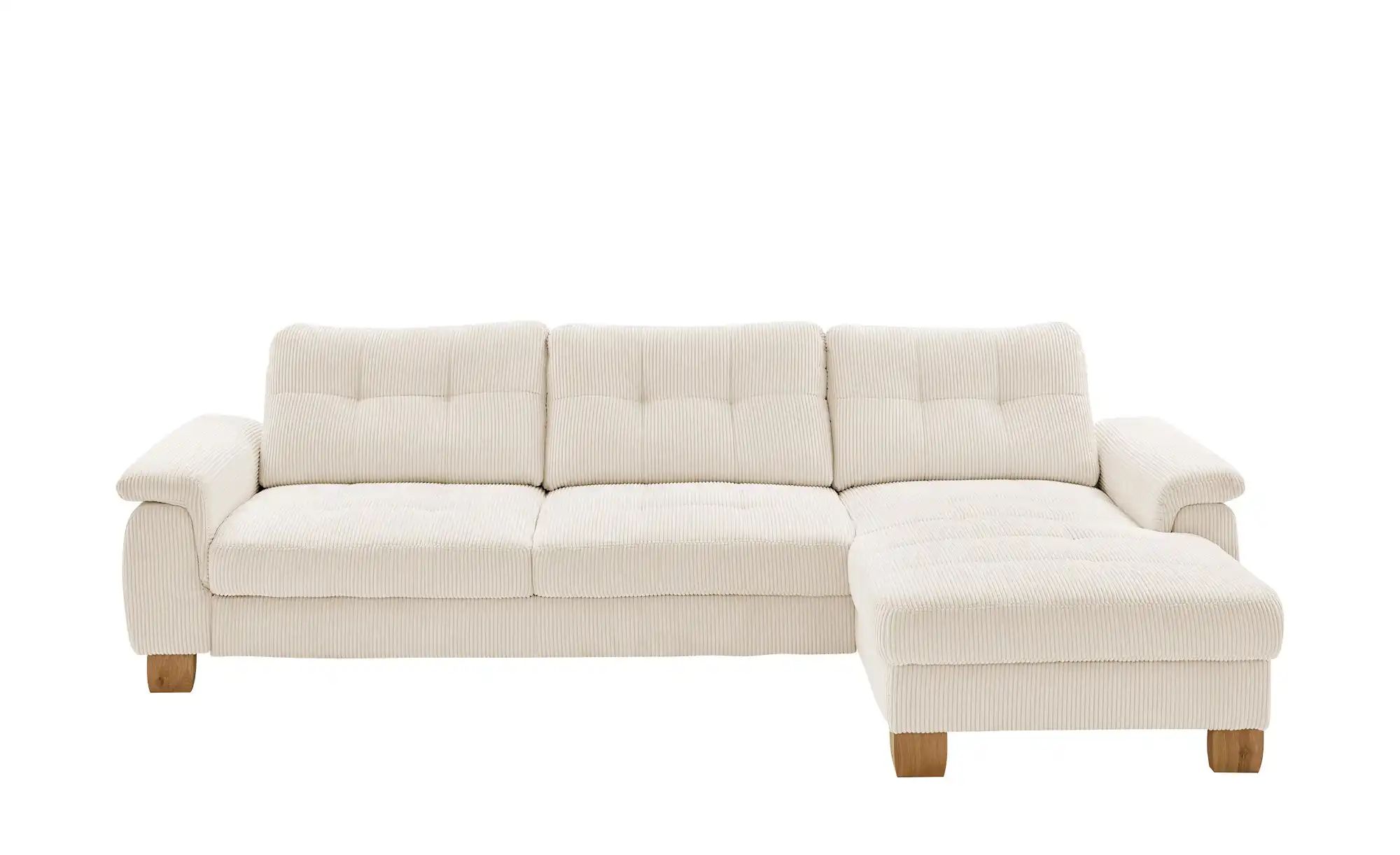 meinSofa Ecksofa  aus Cord Suna ¦ beige ¦ Maße (cm): B: 316 H: 86 T: 177 Po günstig online kaufen