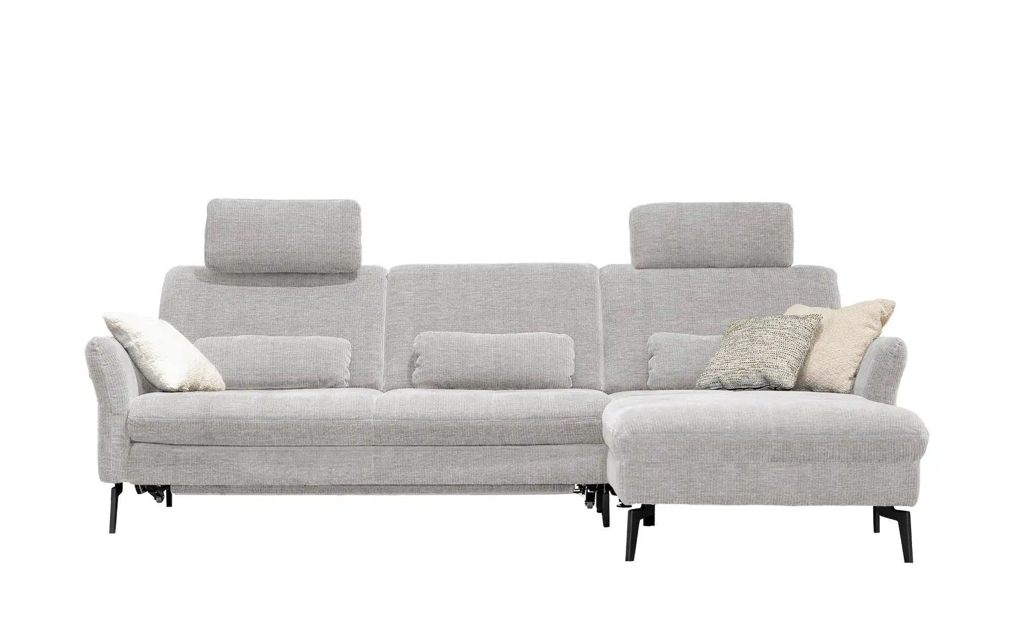 meinSofa Ecksofa Cord DANTE ¦ silber ¦ Maße (cm): B: 280 H: 91 T: 179 Polst günstig online kaufen