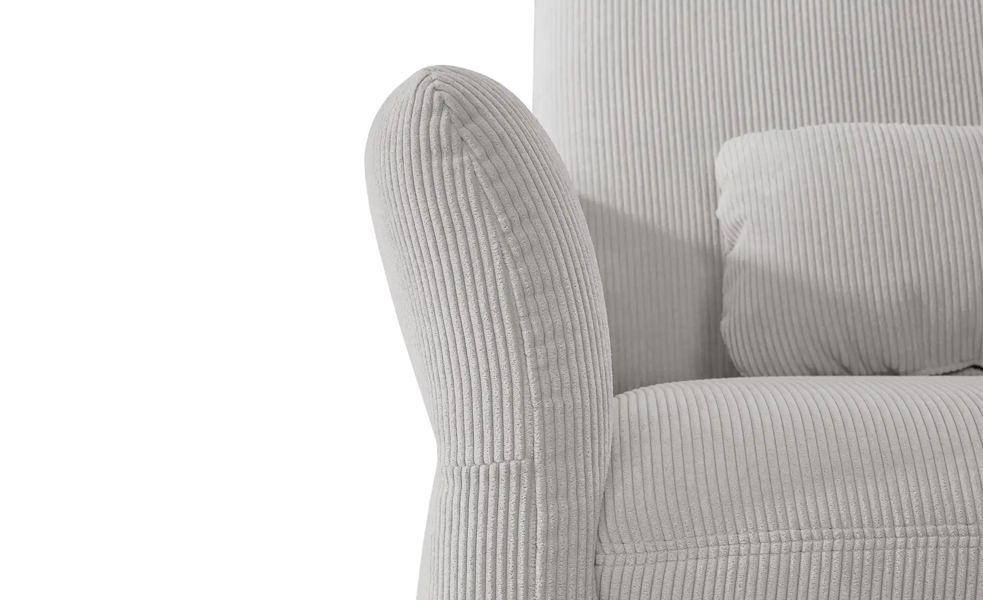 Thumbnail - meinSofa Ecksofa Cord DANTE ¦ silber ¦ Maße (cm): B: 280 H: 91 T: 179.0 Polstermöbel > Sofas > 3-Sitzer - Höffner