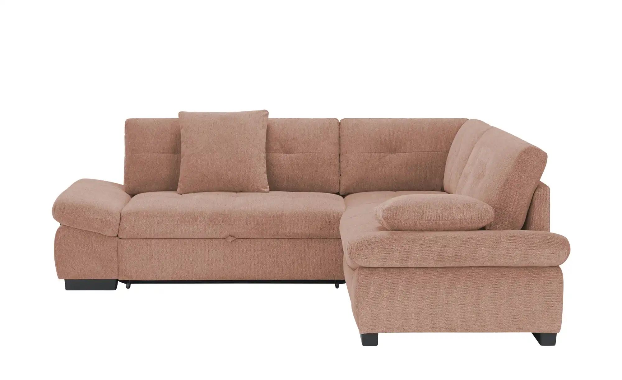 bobb Ecksofa  Lindsay ¦ orange ¦ Maße (cm): B: 255 H: 91 T: 225 Polstermöbe günstig online kaufen