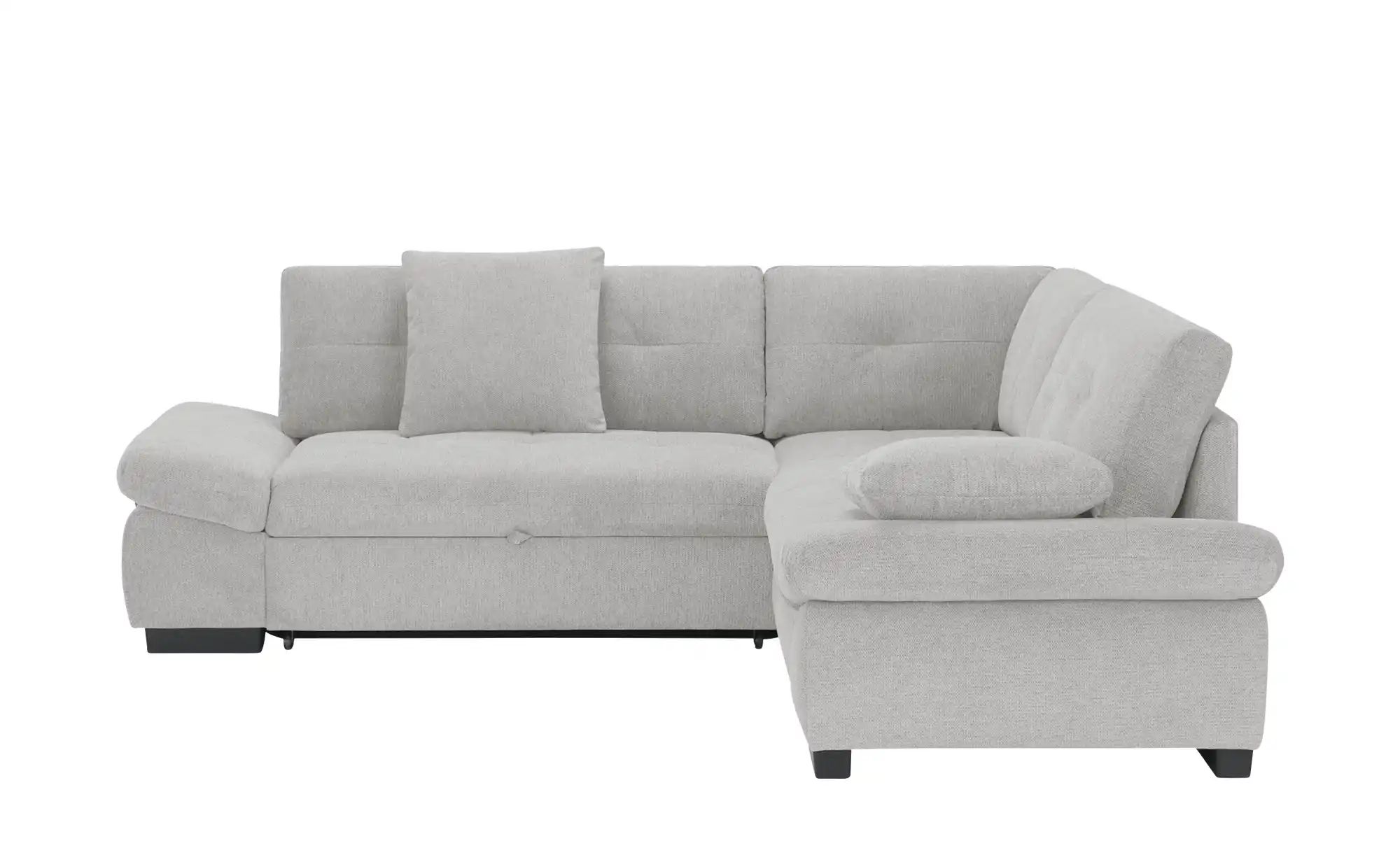 bobb Ecksofa  Lindsay ¦ grau ¦ Maße (cm): B: 255 H: 91 T: 225 Polstermöbel günstig online kaufen