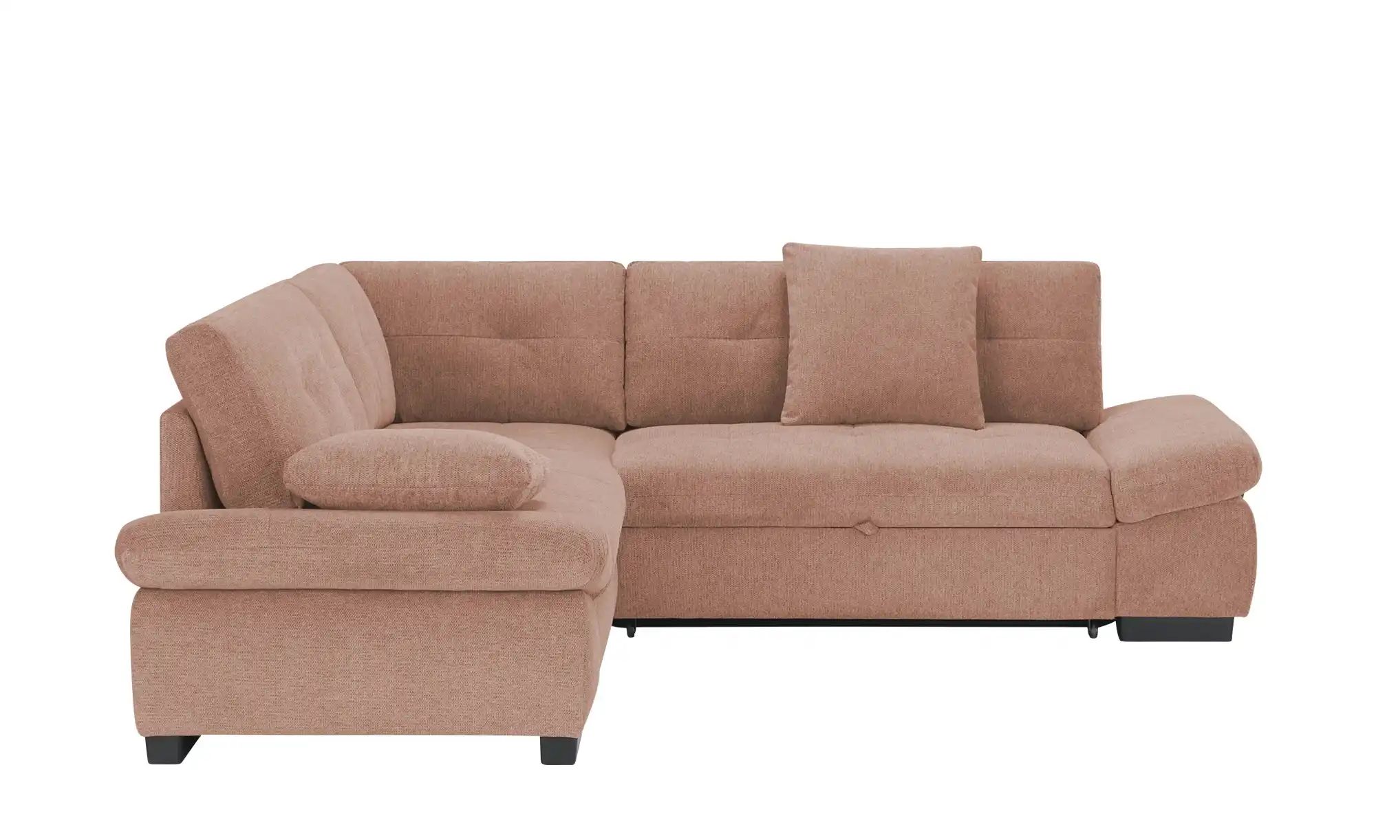 bobb Ecksofa  Lindsay ¦ orange ¦ Maße (cm): B: 225 H: 91 T: 255 Polstermöbe günstig online kaufen