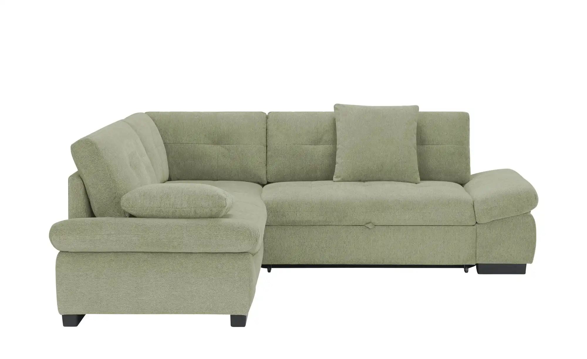 bobb Ecksofa  Lindsay ¦ grün ¦ Maße (cm): B: 225 H: 91 T: 255 Polstermöbel günstig online kaufen