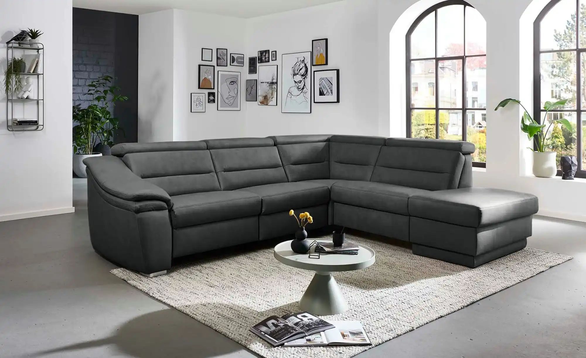 meinSofa Ecksofa   Ivonne ¦ grau ¦ Maße (cm): B: 294 H: 84 T: 245 Polstermö günstig online kaufen