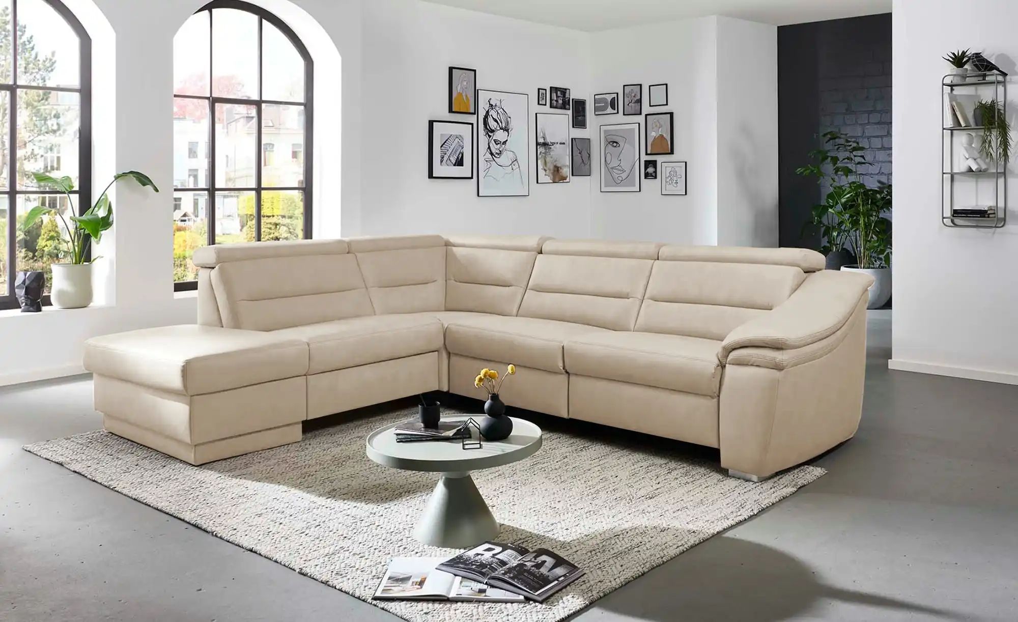 Thumbnail - meinSofa Ecksofa  Ivonne ¦ beige ¦ Maße (cm): B: 294 H: 84 T: 245.0 Polstermöbel > Sofas > Ecksofas - Höffner