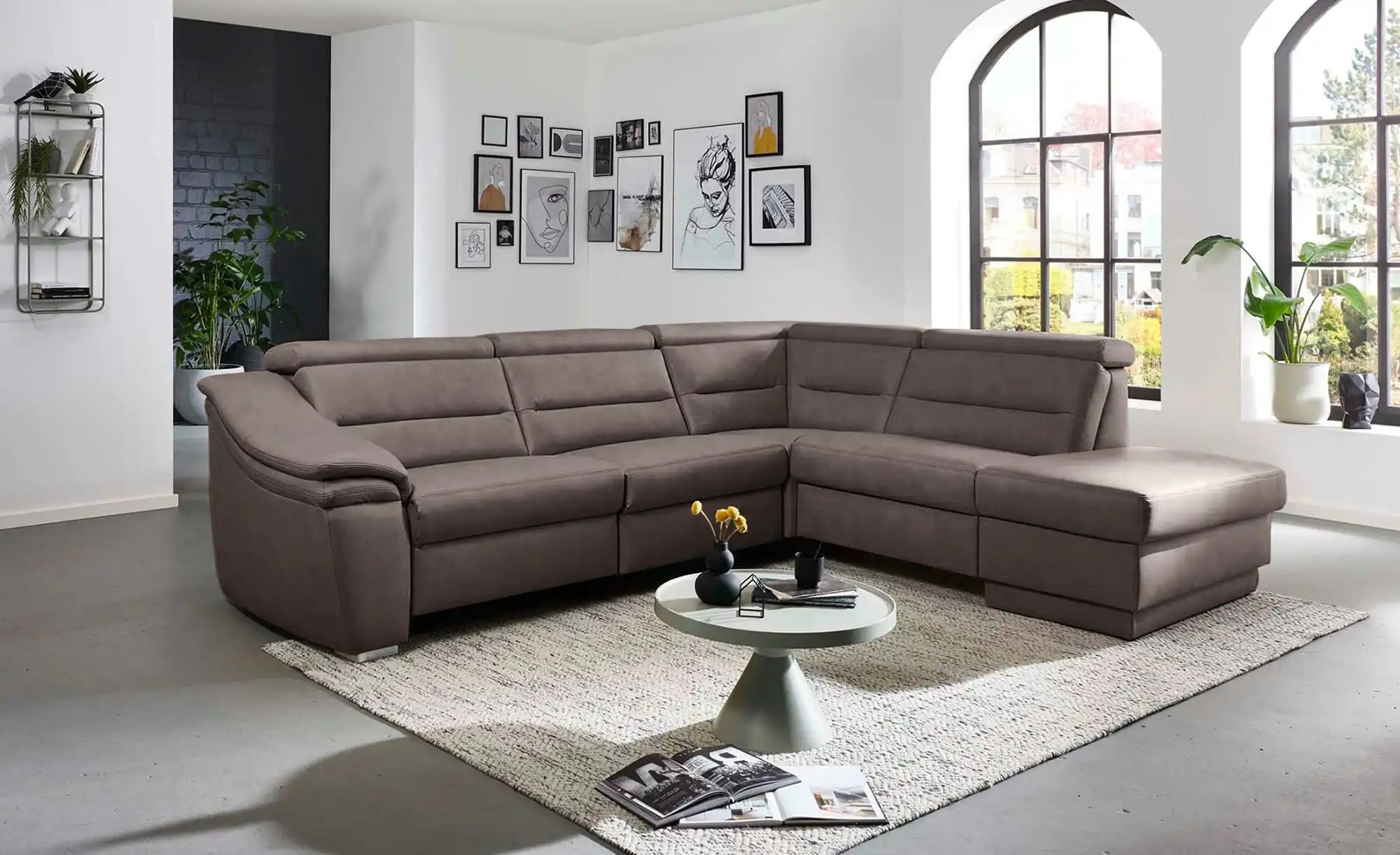 meinSofa Ecksofa   Ivonne ¦ braun ¦ Maße (cm): B: 294 H: 84 T: 245 Polsterm günstig online kaufen