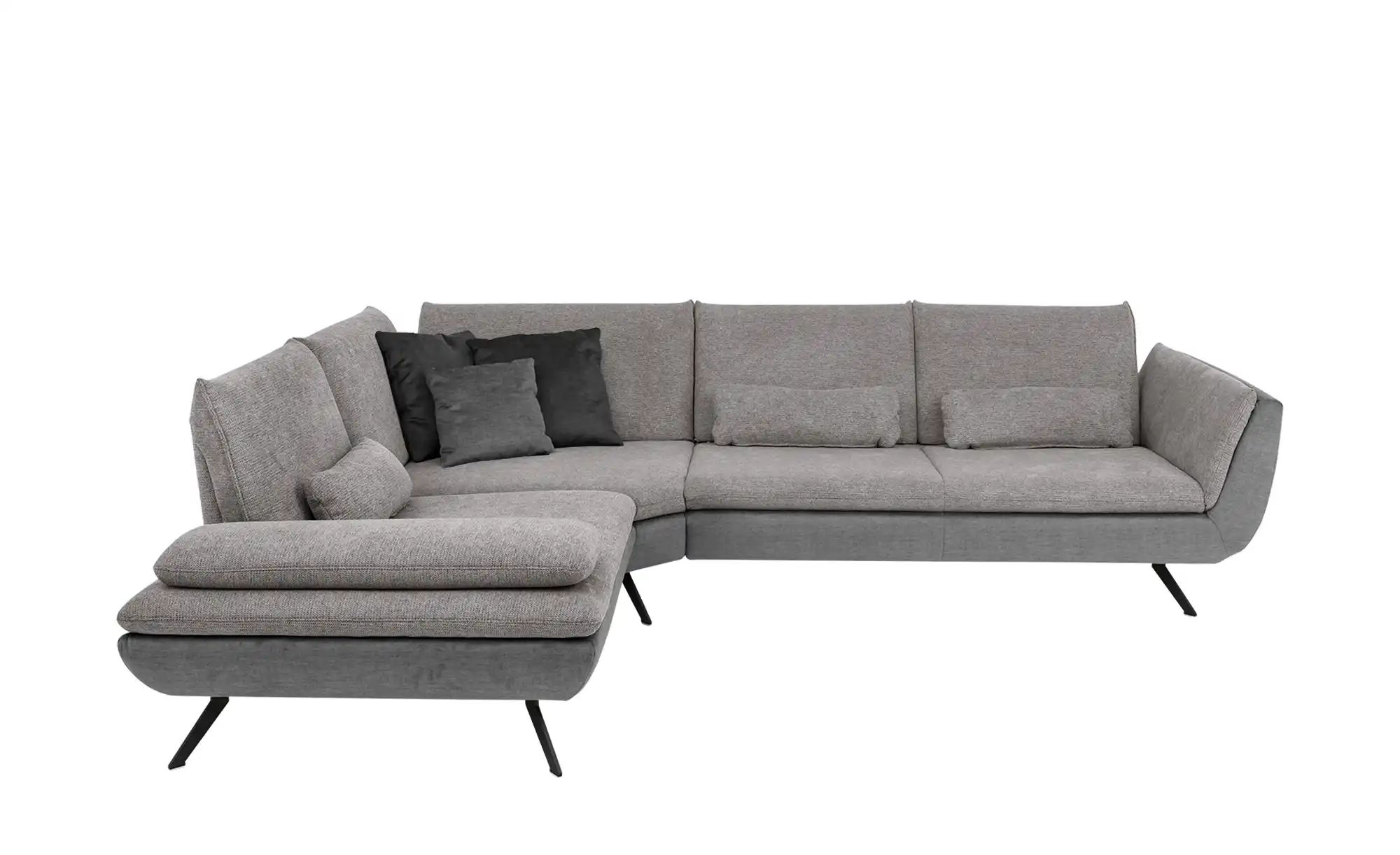 Ecksofa  Luca ¦ grau ¦ Maße (cm): B: 314 H: 88 T: 244.0 Polstermöbel > Sofa günstig online kaufen