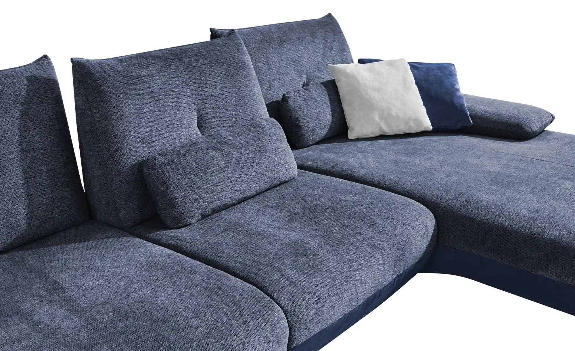 Ecksofa   Celine ¦ blau ¦ Maße (cm): B: 316 H: 90 T: 244 Polstermöbel > Sof günstig online kaufen