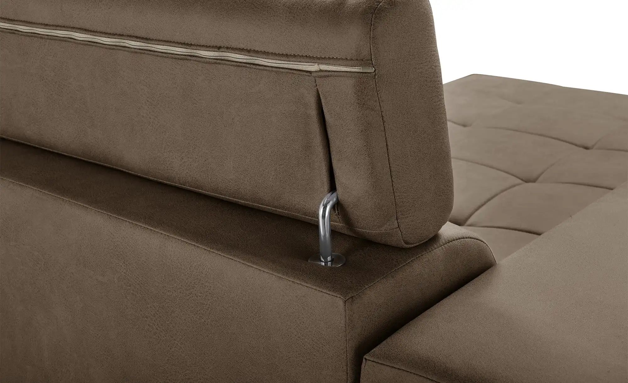 switch Ecksofa aus Mikrofaser Caro ¦ braun ¦ Maße (cm): B: 289 H: 93 T: 175 günstig online kaufen