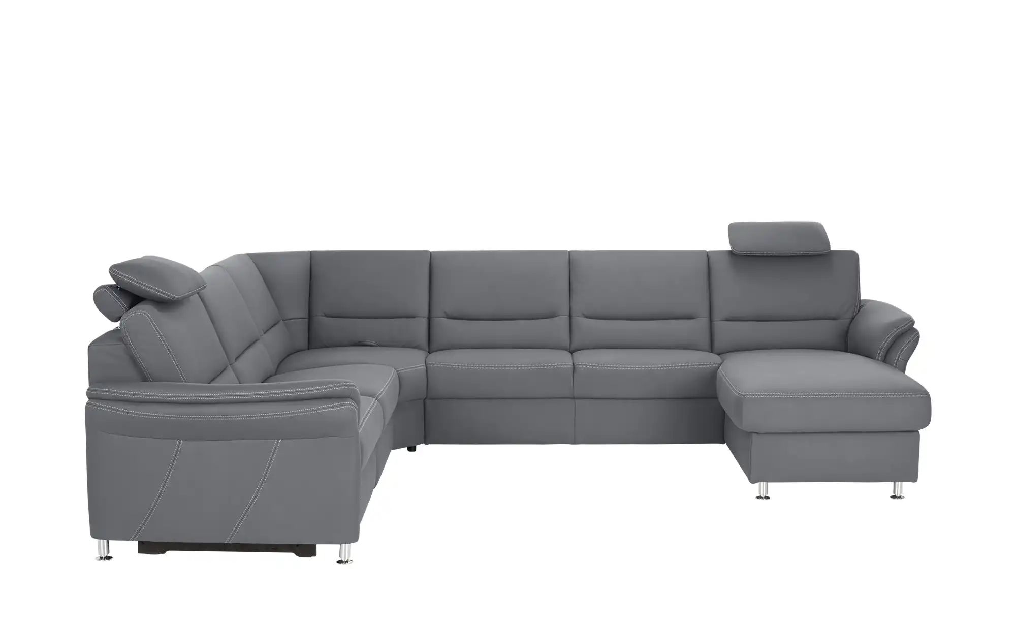 meinSofa Wohnlandschaft   Donald ¦ grau ¦ Maße (cm): B: 330 H: 89 T: 262 Po günstig online kaufen