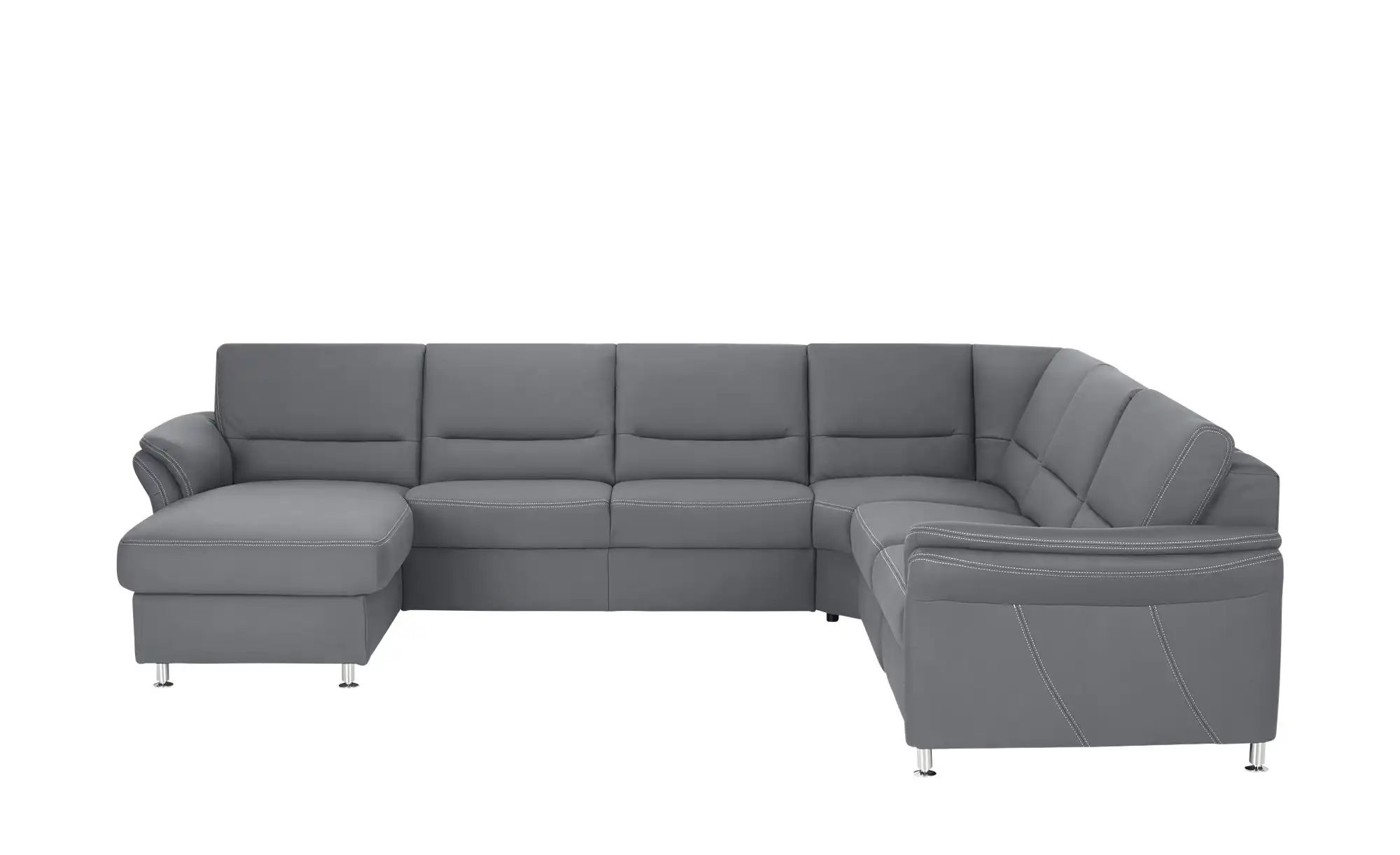 meinSofa Wohnlandschaft   Donald ¦ grau ¦ Maße (cm): B: 330 H: 89 T: 262 Po günstig online kaufen