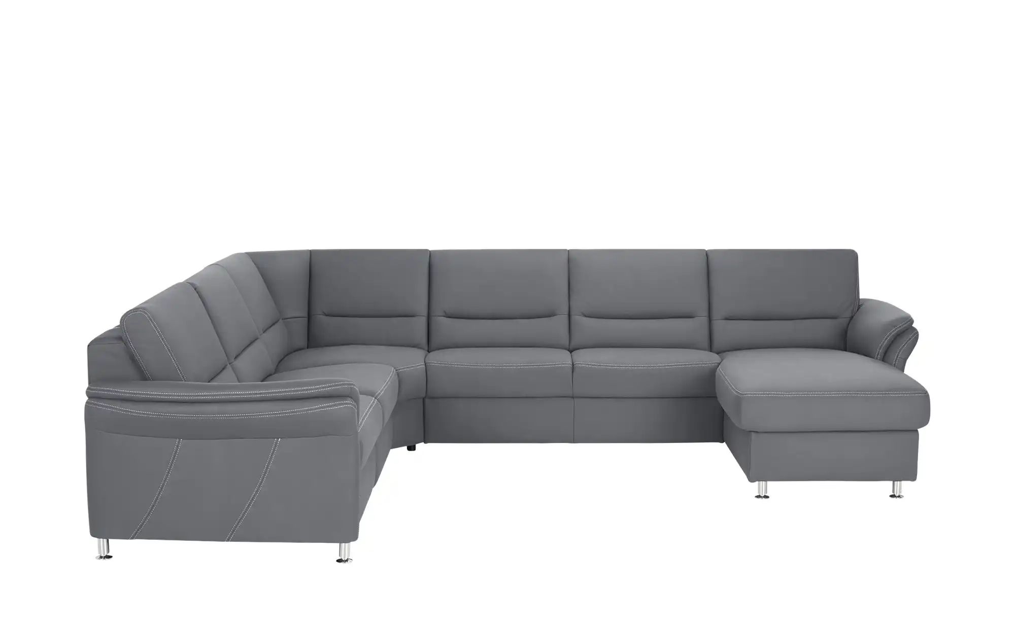 meinSofa Wohnlandschaft   Donald ¦ grau ¦ Maße (cm): B: 330 H: 89 T: 262 Po günstig online kaufen