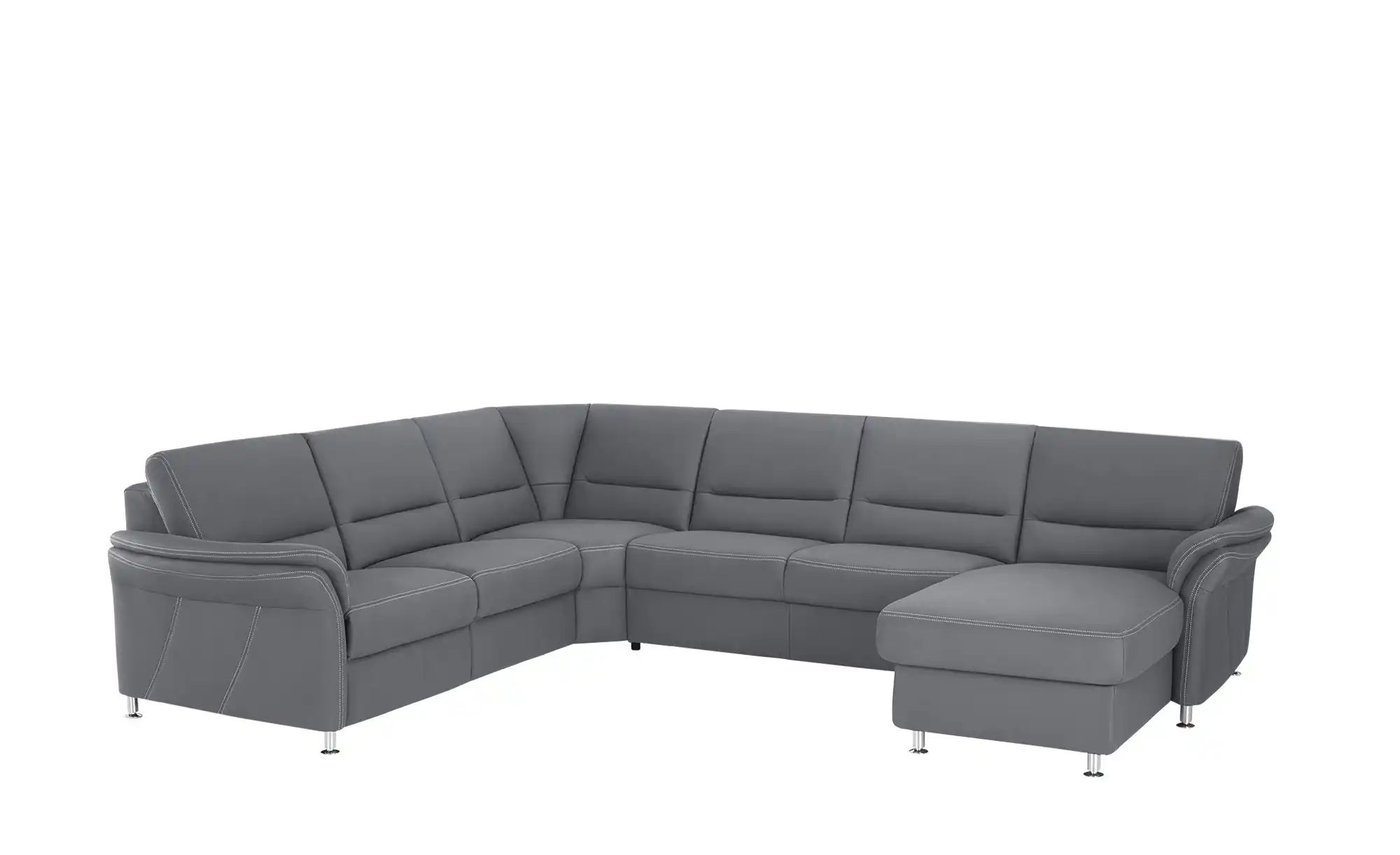 meinSofa Wohnlandschaft   Donald ¦ grau ¦ Maße (cm): B: 330 H: 89 T: 262 Po günstig online kaufen