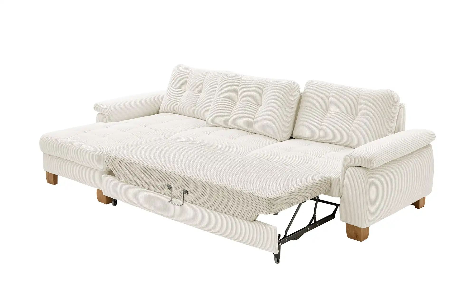 meinSofa Ecksofa  aus Cord Suna ¦ creme ¦ Maße (cm): B: 316 H: 86 T: 177 Po günstig online kaufen