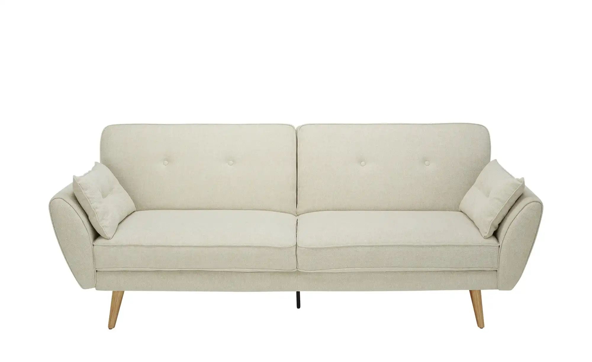 Schlafsofa  Konstantina ¦ creme ¦ Maße (cm): B: 222 H: 88 T: 86 Polstermöbe günstig online kaufen