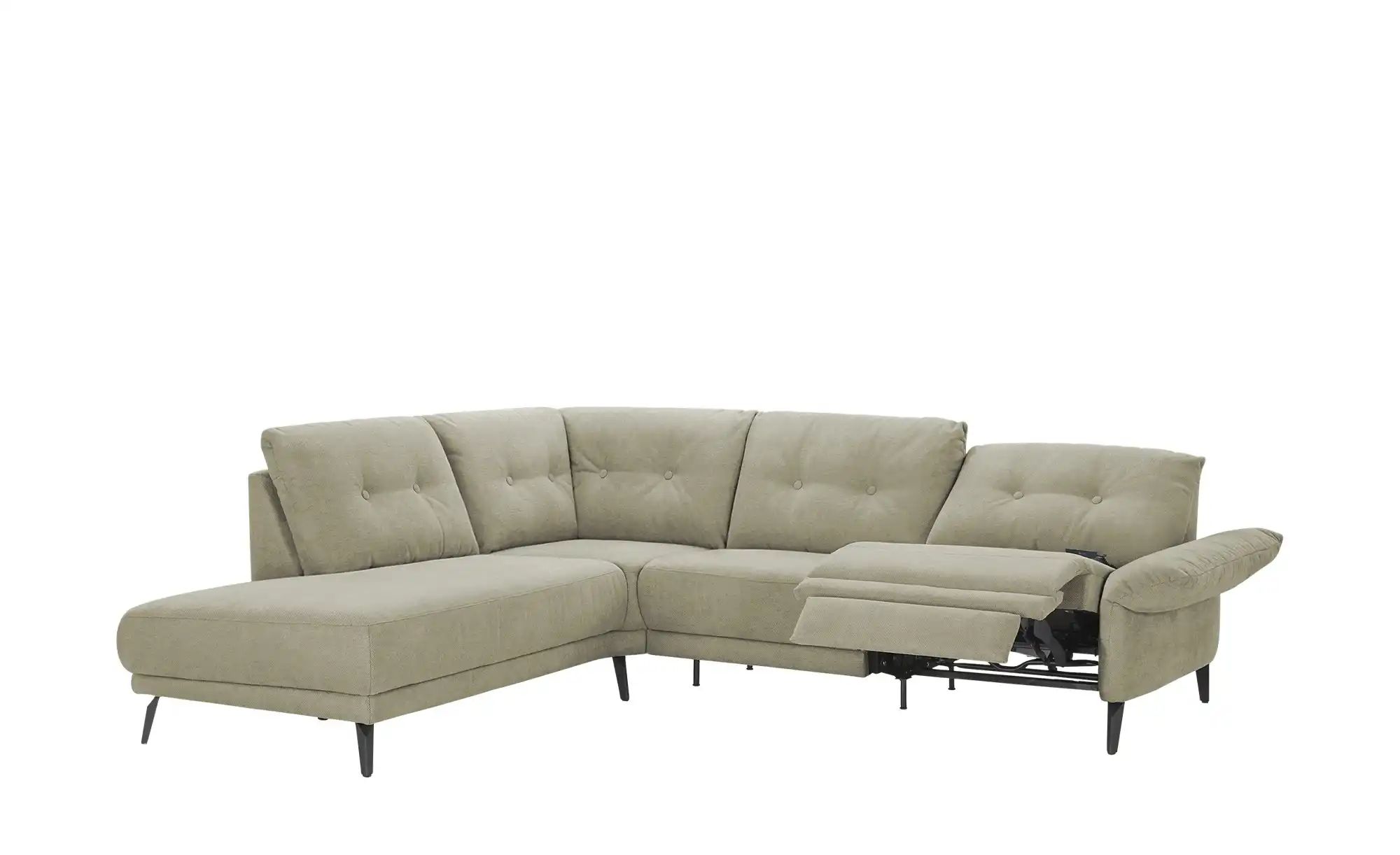 Jette Home Ecksofa   Scope ¦ grün ¦ Maße (cm): B: 258 H: 88 T: 221 Polsterm günstig online kaufen