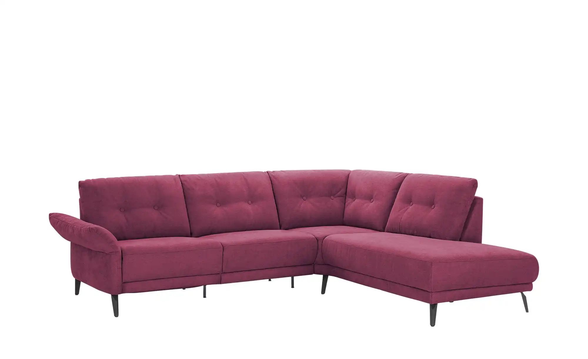 Jette Home Ecksofa   Scope ¦ rot ¦ Maße (cm): B: 258 H: 88 T: 221 Polstermö günstig online kaufen