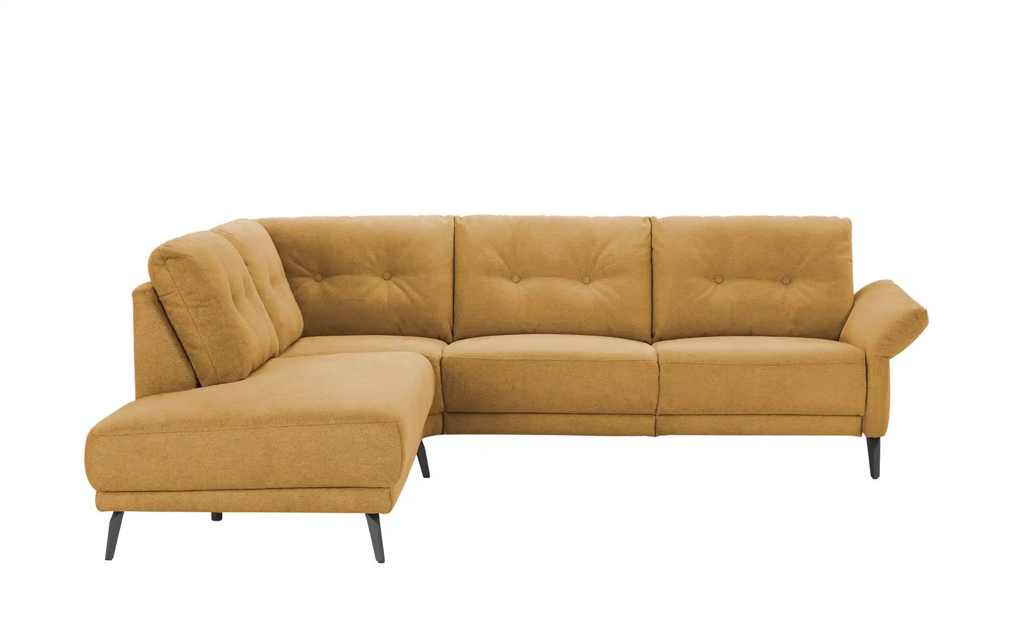 Jette Home Ecksofa   Scope ¦ gelb ¦ Maße (cm): B: 258 H: 88 T: 221 Polsterm günstig online kaufen