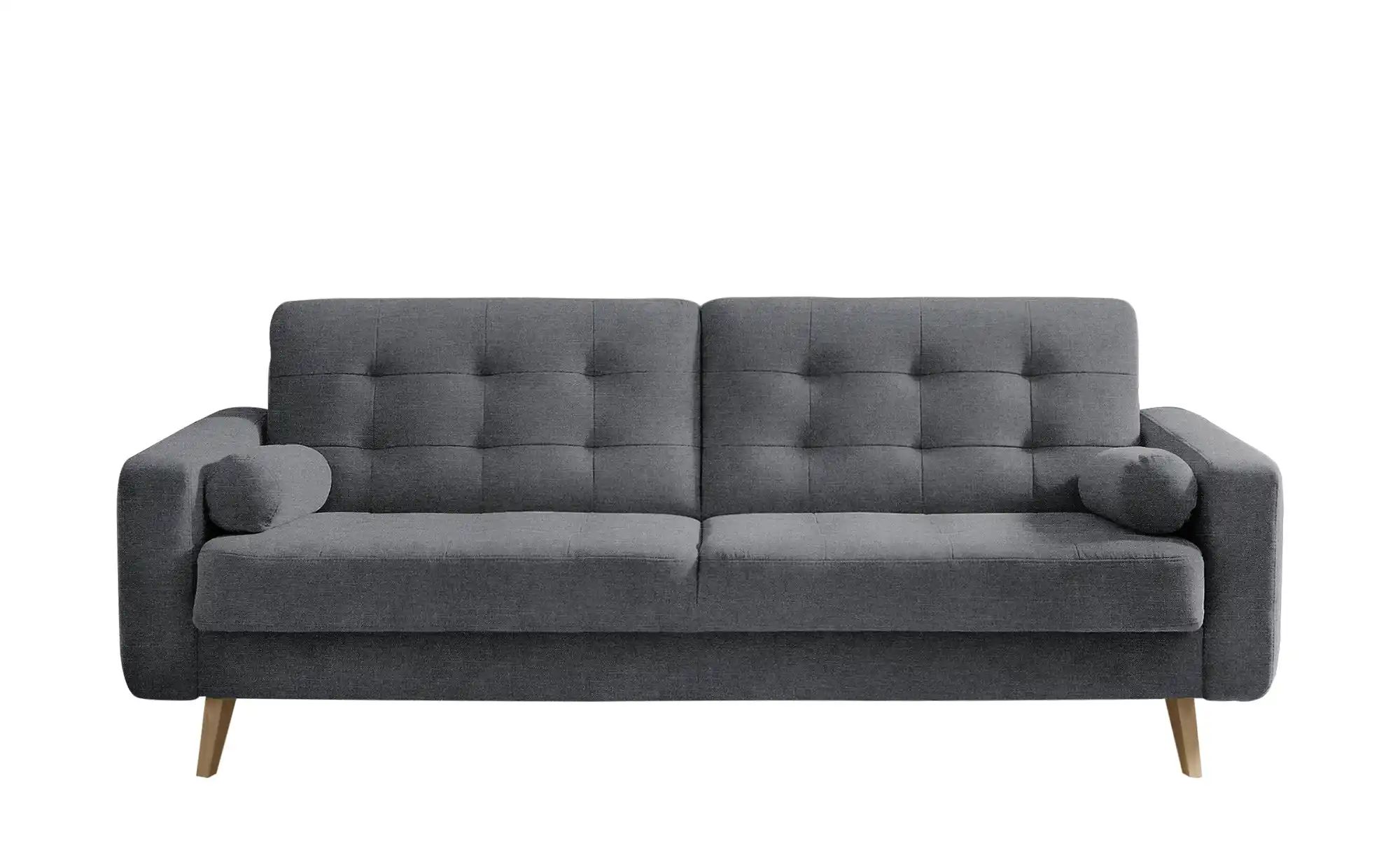 Schlafsofa mit Bettkasten Fjord ¦ grau ¦ Maße (cm): B: 226 H: 88 T: 90.0 Po günstig online kaufen