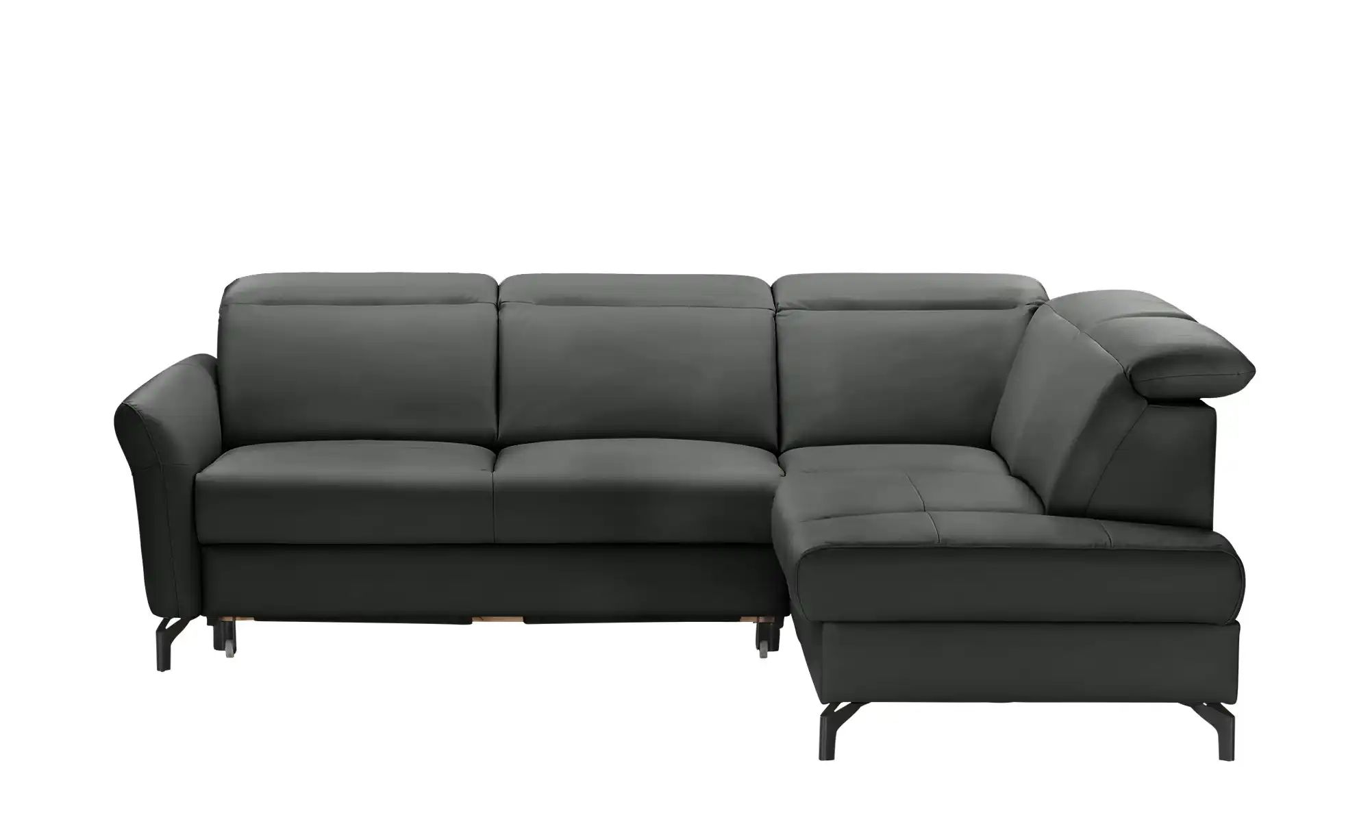 uno Ecksofa  Basel ¦ schwarz ¦ Maße (cm): B: 243 H: 100 T: 200 Polstermöbel günstig online kaufen