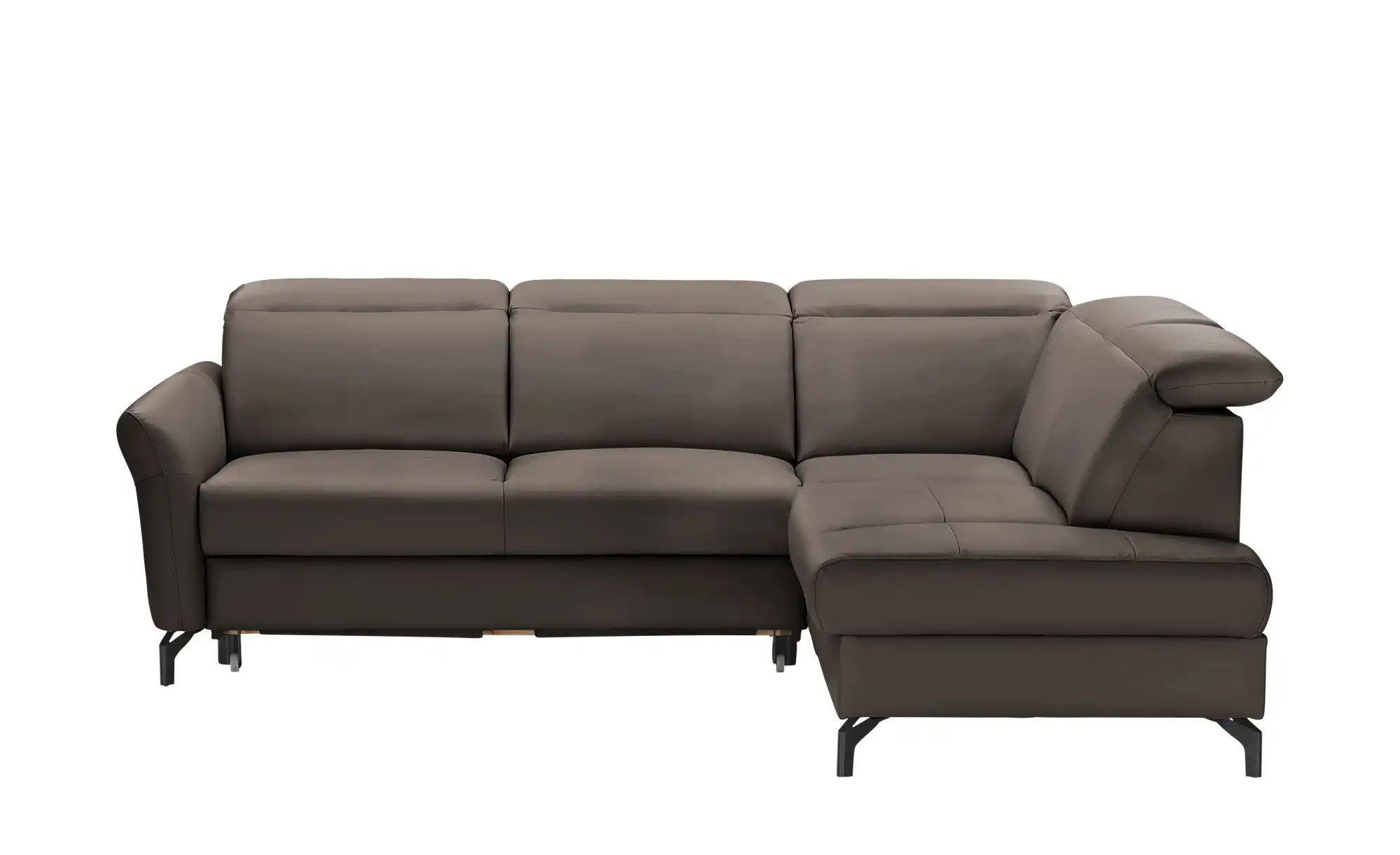 uno Ecksofa  Basel ¦ braun ¦ Maße (cm): B: 243 H: 100 T: 200 Polstermöbel > günstig online kaufen