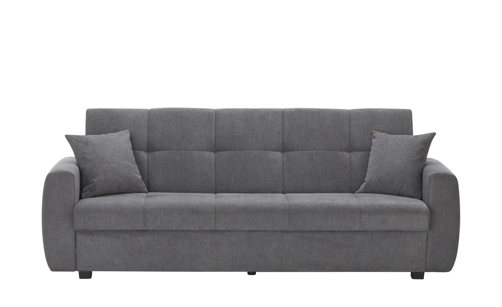 smart Schlafsofa   Antonella  ¦ grau ¦ Maße (cm): B: 225 H: 84 T: 91.0 Pols günstig online kaufen