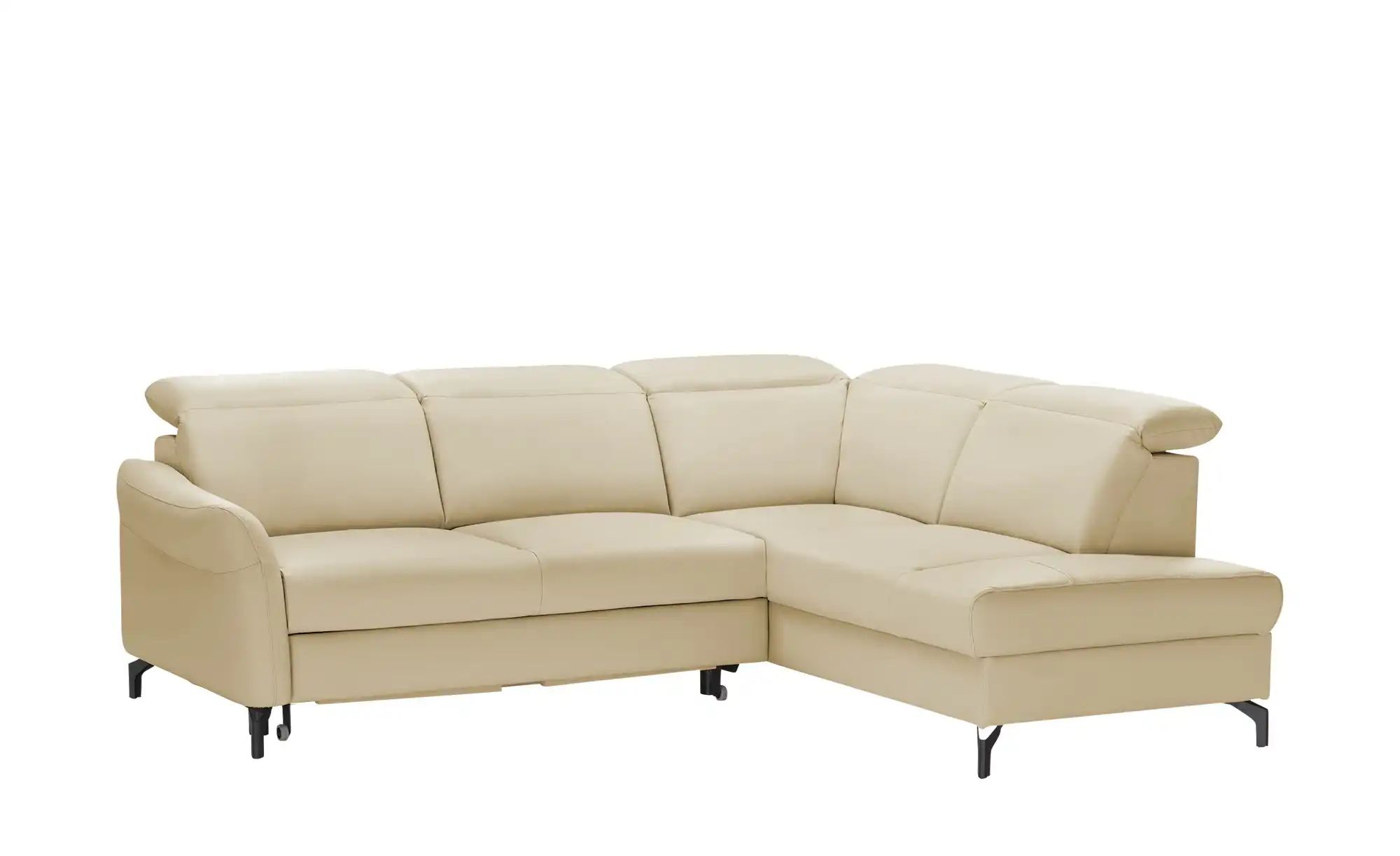 uno Ecksofa  Basel ¦ beige ¦ Maße (cm): B: 243 H: 100 T: 200 Polstermöbel > günstig online kaufen