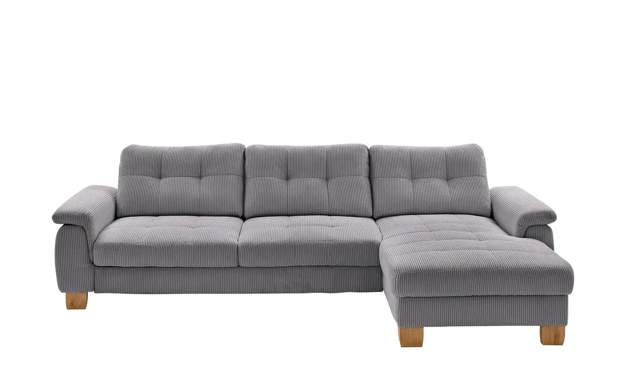 meinSofa Ecksofa  aus Cord Suna ¦ grau ¦ Maße (cm): B: 316 H: 86 T: 177 Pol günstig online kaufen