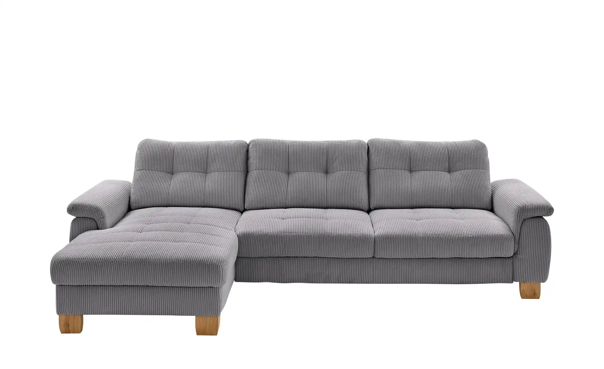 meinSofa Ecksofa  aus Cord Suna ¦ grau ¦ Maße (cm): B: 316 H: 86 T: 177.0 P günstig online kaufen