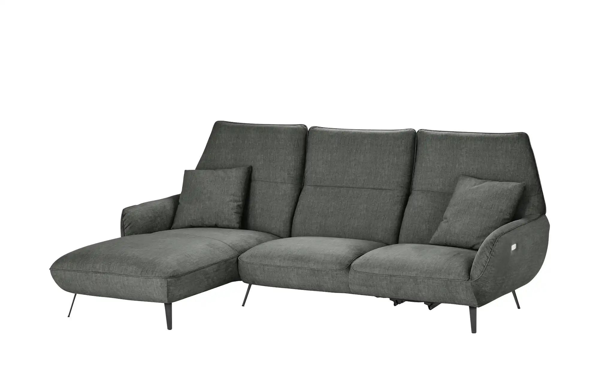 Thumbnail - pop Ecksofa  Ventus ¦ grau ¦ Maße (cm): B: 281 H: 111 T: 174.0 Polstermöbel > Sofas > 3-Sitzer - Höffner