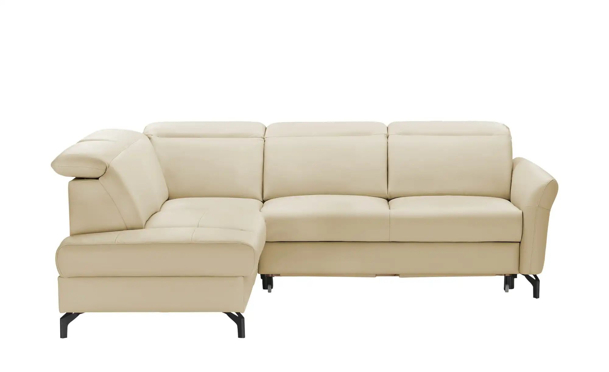 uno Ecksofa  Basel ¦ beige ¦ Maße (cm): B: 243 H: 100 T: 200 Polstermöbel > günstig online kaufen