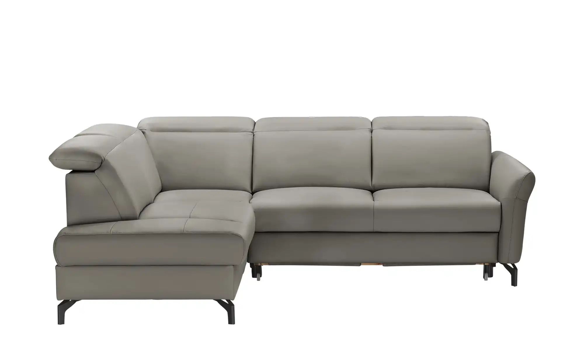 uno Ecksofa  Basel ¦ grau ¦ Maße (cm): B: 243 H: 100 T: 200 Polstermöbel > günstig online kaufen