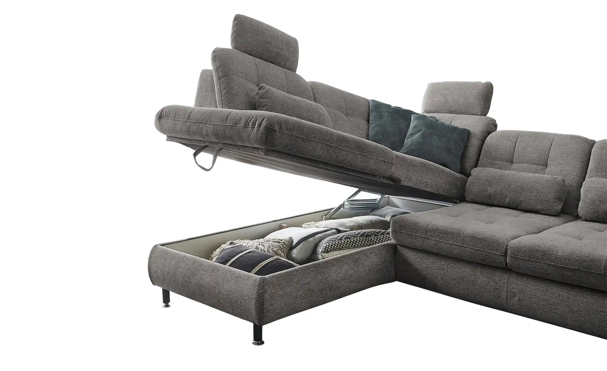 Thumbnail - Lounge Collection Ecksofa  LIORA ¦ grau Polstermöbel > Sofas > 3-Sitzer - Höffner