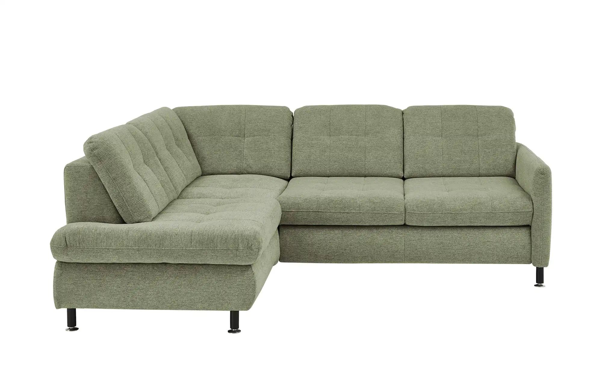 Lounge Collection Ecksofa  LIORA ¦ grün ¦ Maße (cm): B: 242 H: 99 T: 210 Po günstig online kaufen